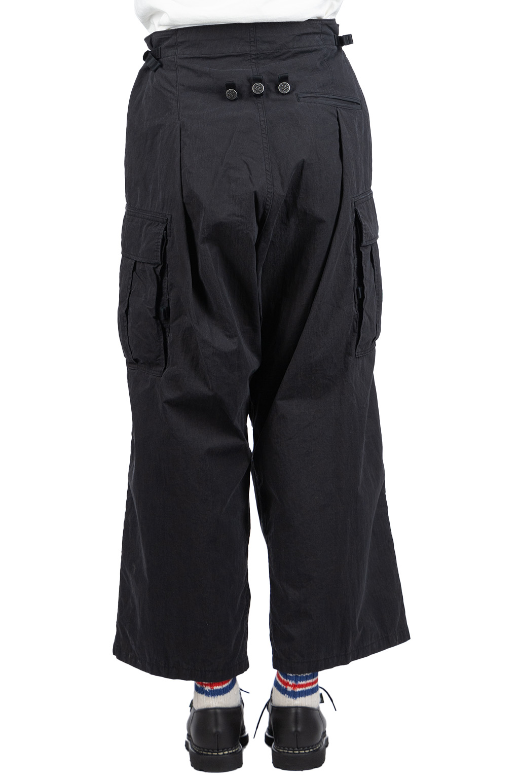 Kapital - Rip Stop JUMBO Cargo Pants - Black
