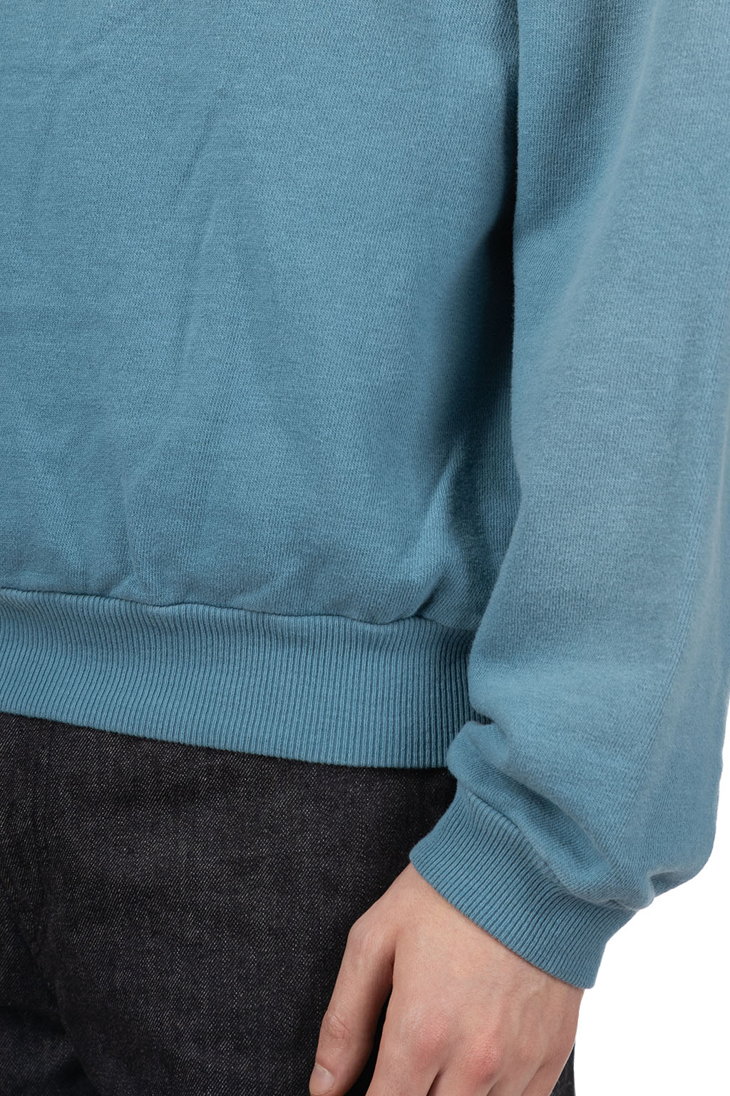 Kapital - SWT Knit Crew SWT("L" LONGHORN) - Turquoise