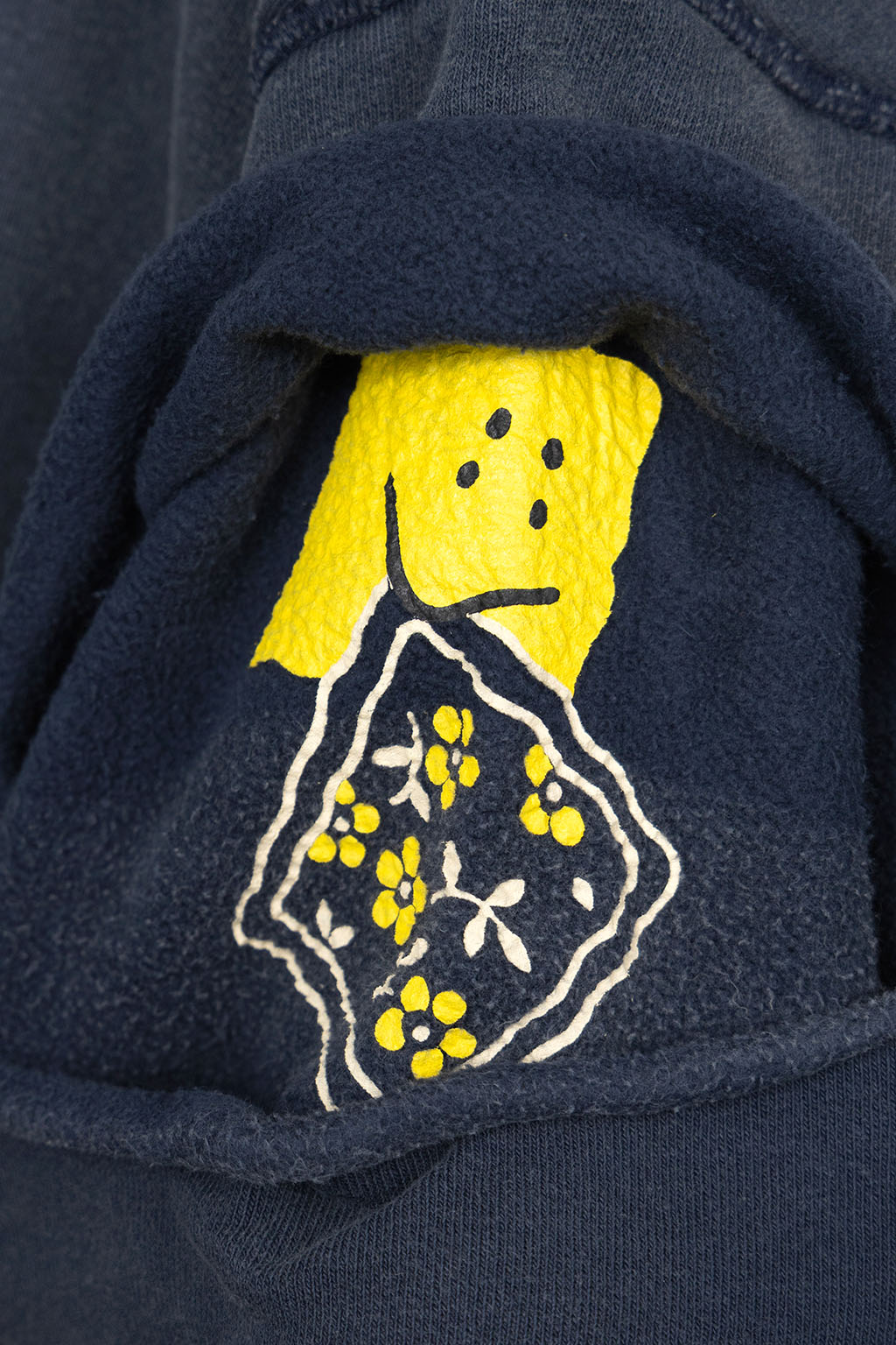 Kapital - SWT Knit Reversible Elbow Ripped SWT (PECKISH RAINBOWY)