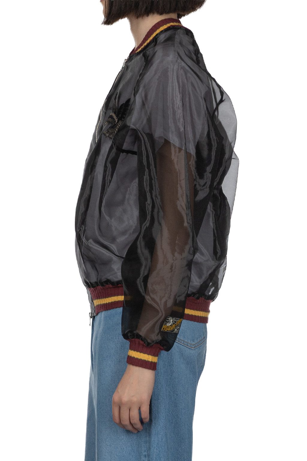 Kapital - Sheer Pearl Mosquito Guard Souvenir JKT RAVEN and SKULL