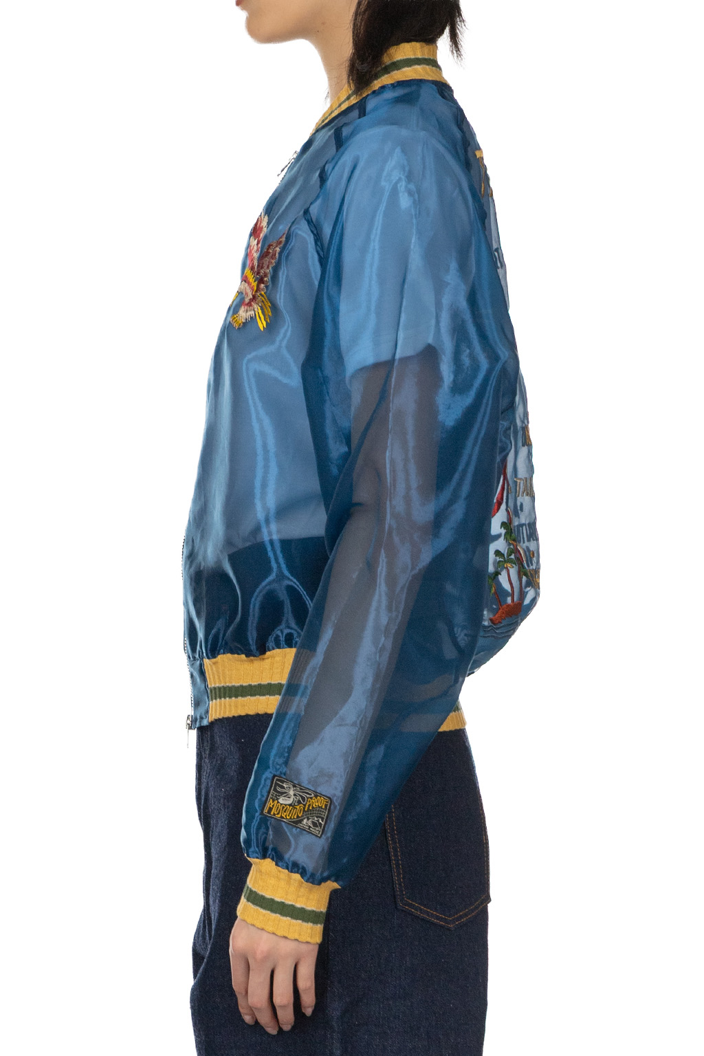 Kapital - Sheer Pearl Mosquito Guard Souvenir Jacket Taiwan - Dark Blue