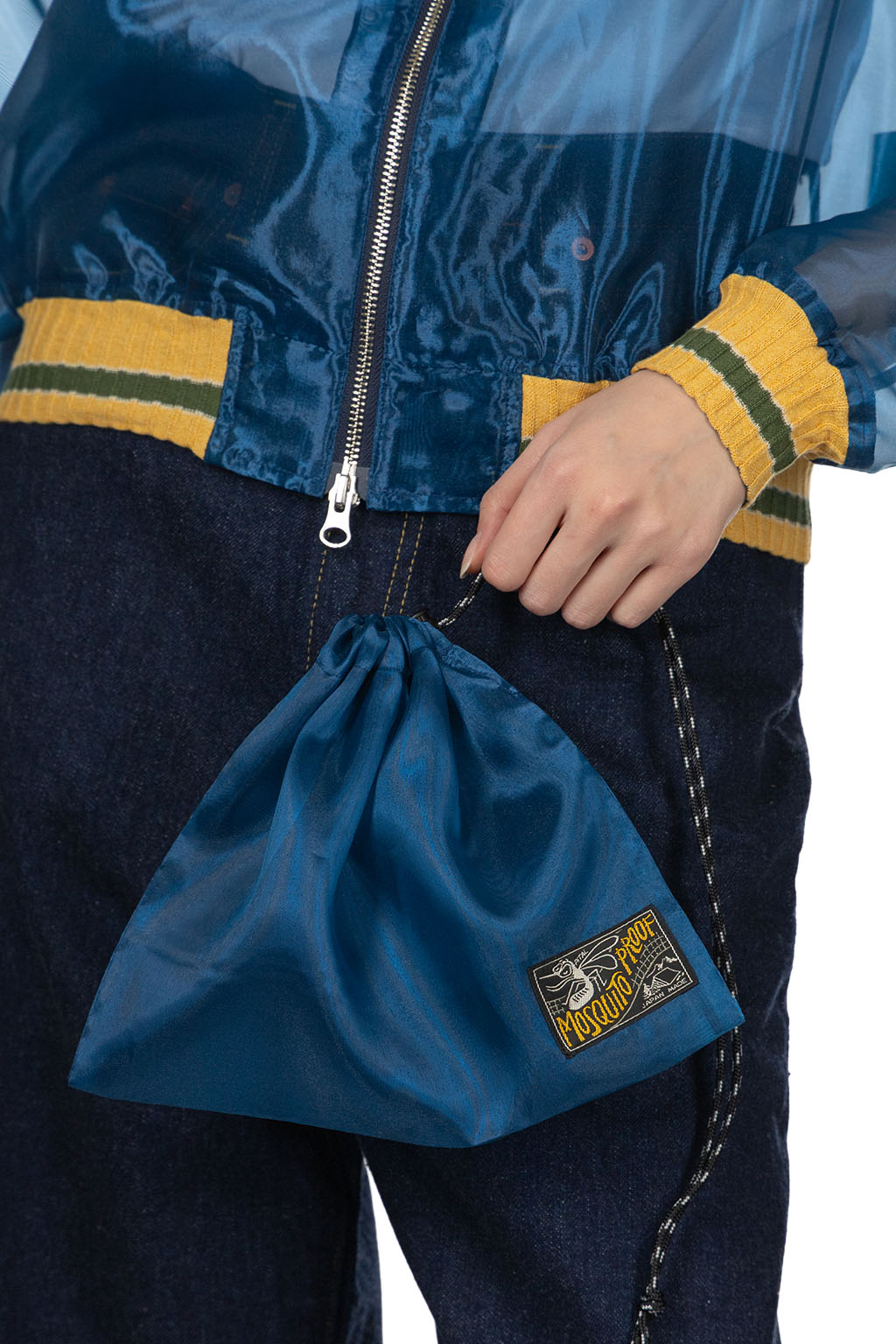 Kapital - Sheer Pearl Mosquito Guard Souvenir Jacket Taiwan - Dark Blue