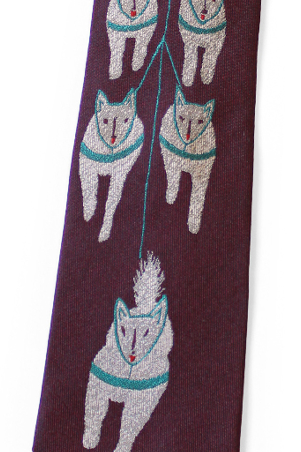 Kapital - Silk Twill DOG-TEAM Tie - 3 Color Choices