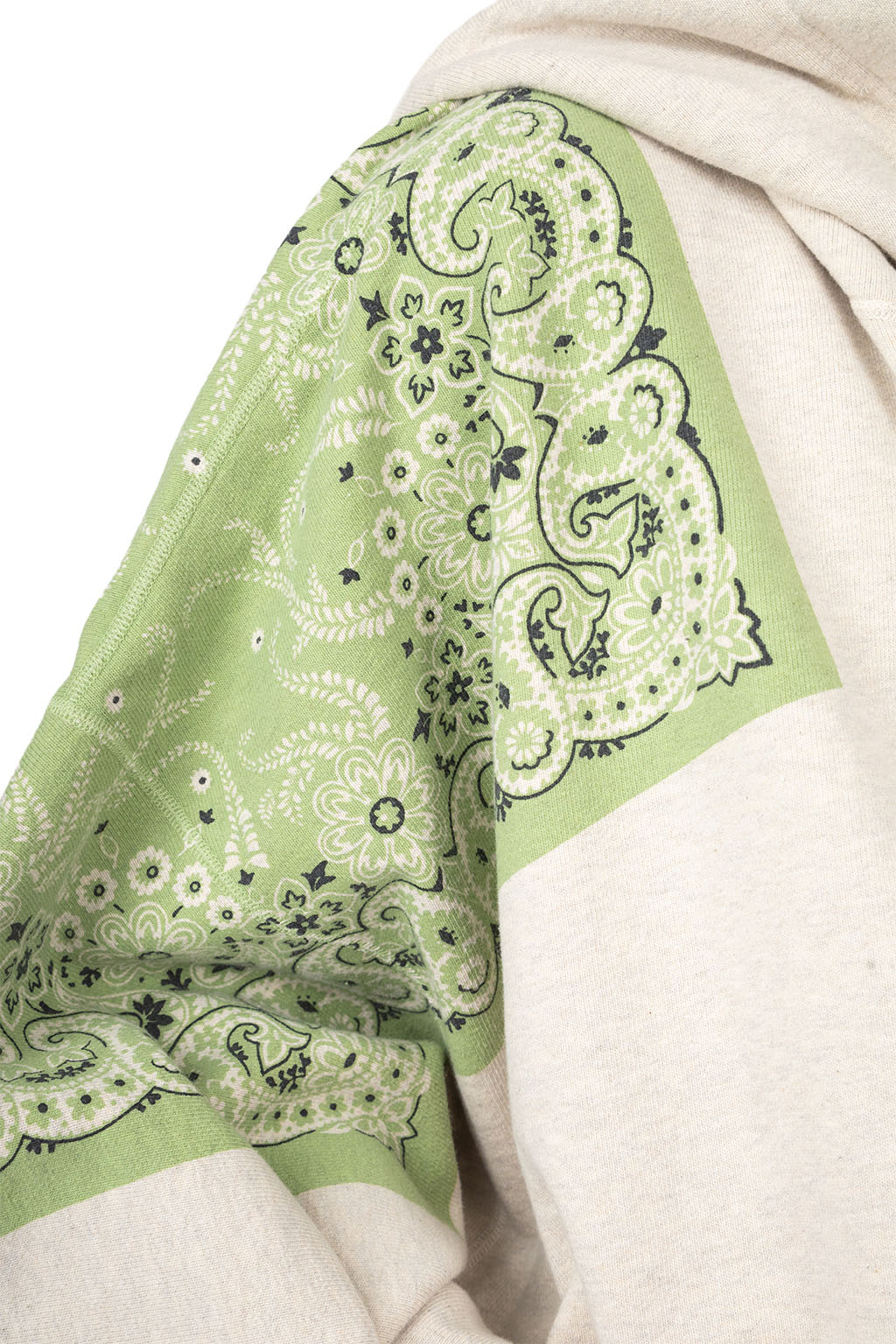 Kapital - TOP SWT Knit Bandana DEVIL HOODIE - Green