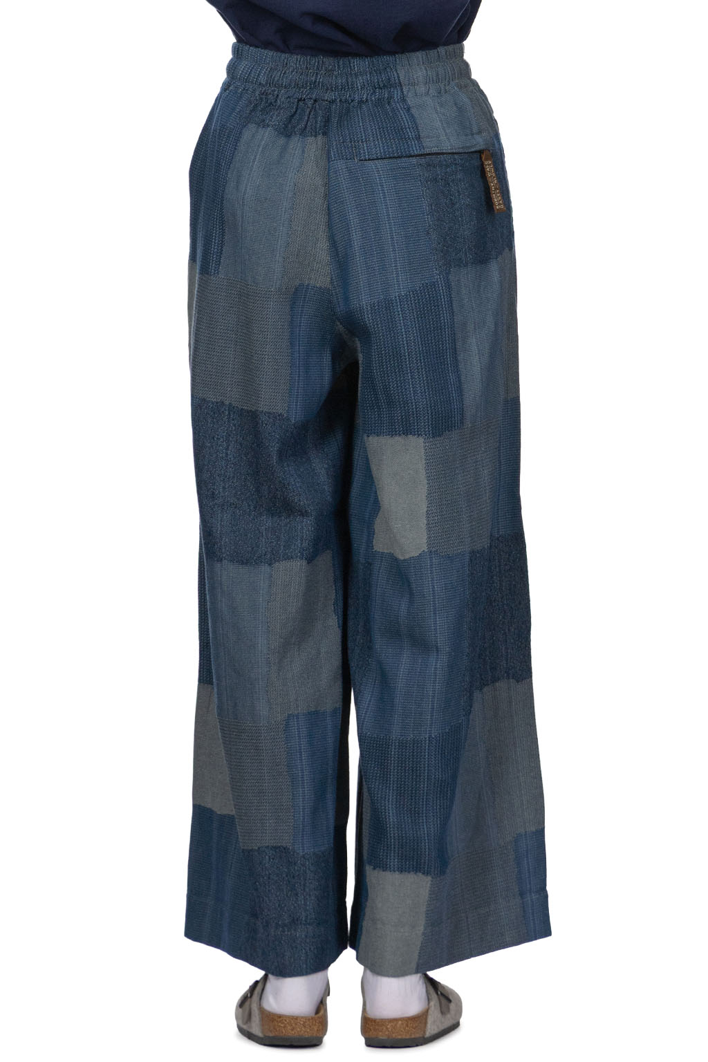 Kapital - Cotton Linen TUGIHAGI RUDE Baggy Pants - Navy
