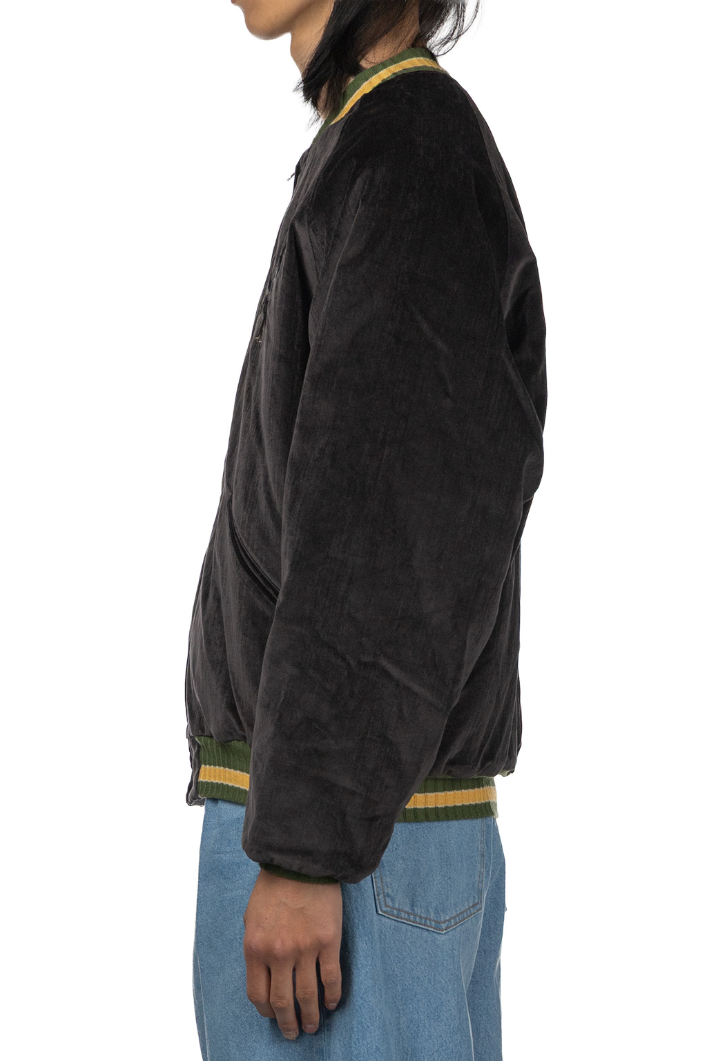 Kapital - Velveteen Souvenir JKT - Raven and Skull - Black