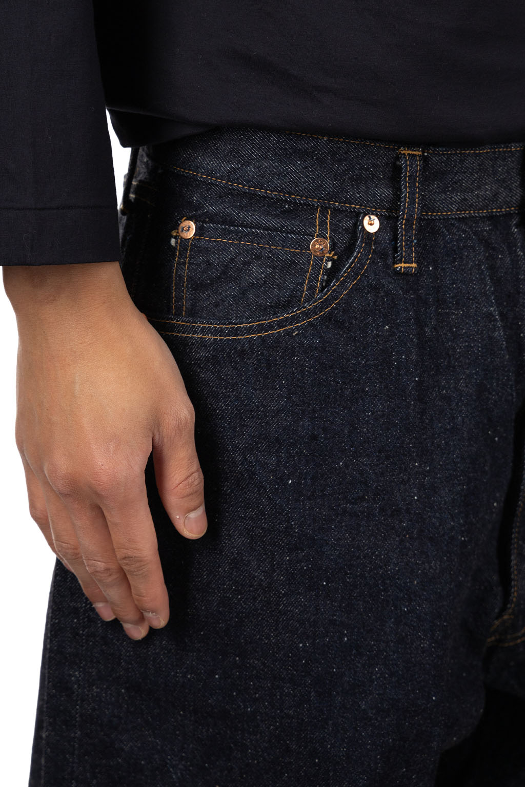 Kaptain Sunshine - 5P Zipper Front Denim Pants - One Wash