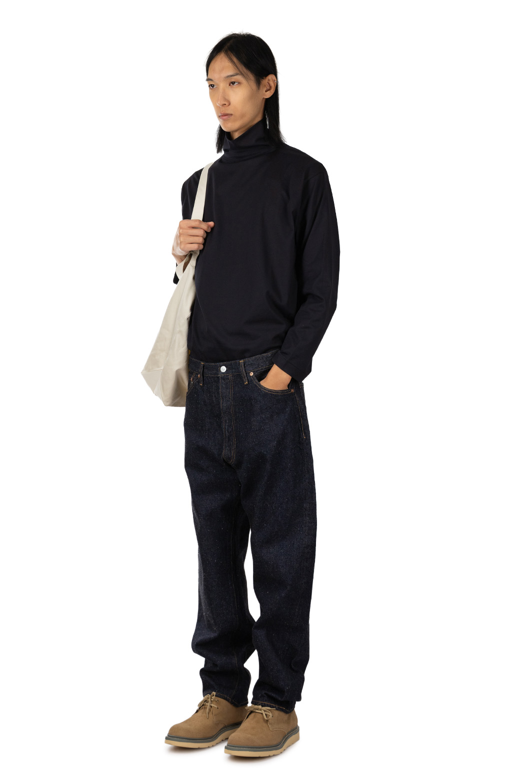 Kaptain Sunshine - 5P Zipper Front Denim Pants - One Wash