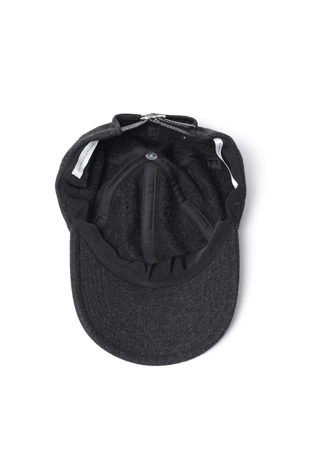 Kaptain Sunshine - Cashmere BB Cap - Top Charcoal