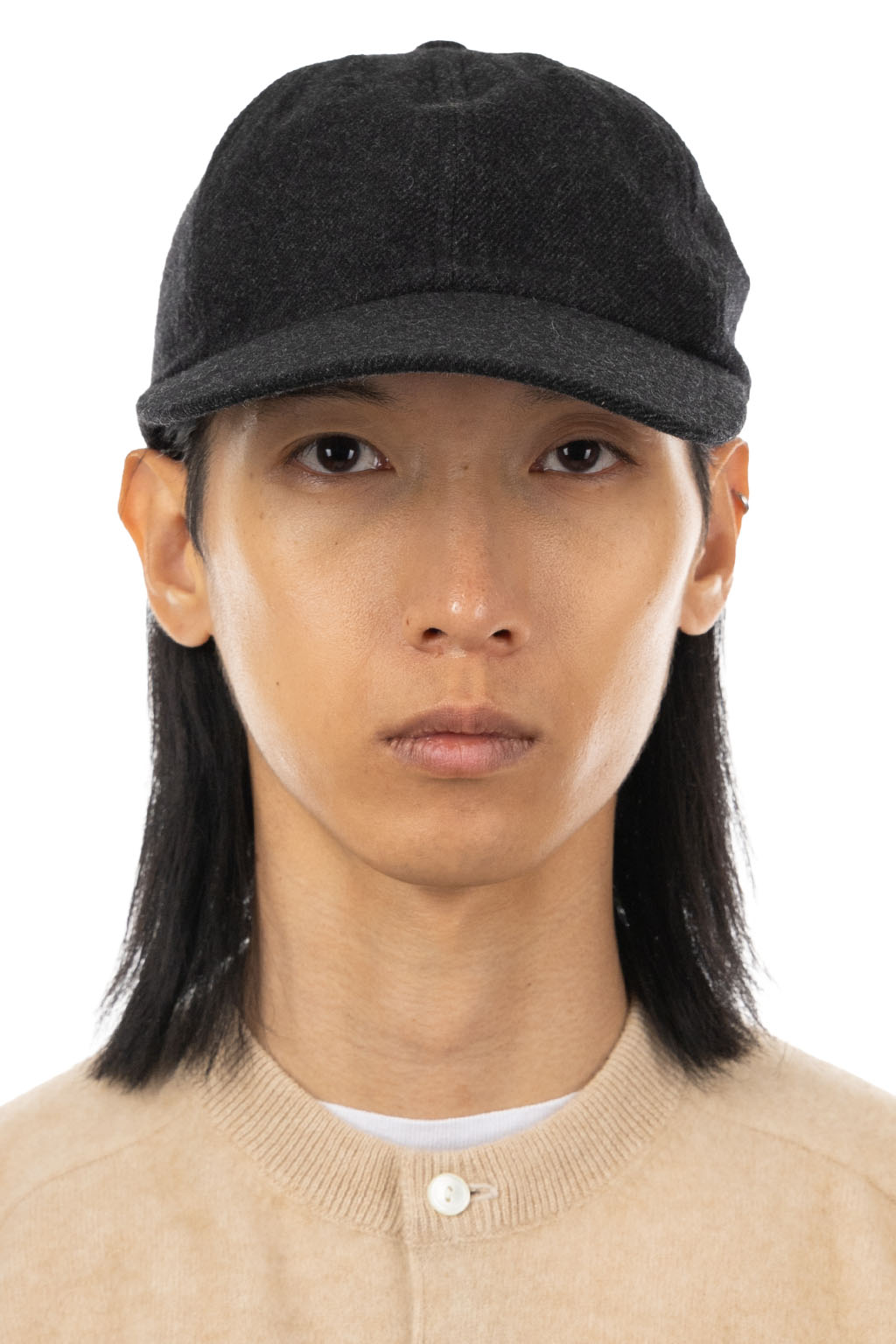 Kaptain Sunshine - Cashmere BB Cap - Top Charcoal