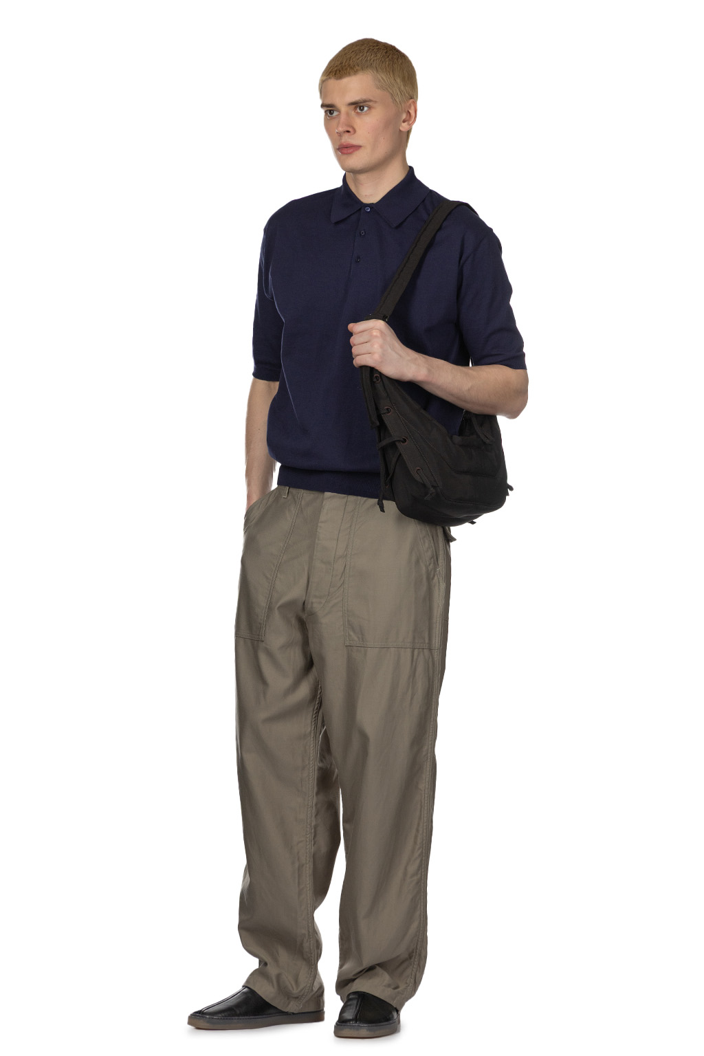 Kaptain Sunshine - Cotton Knit Poloshirt-Navy