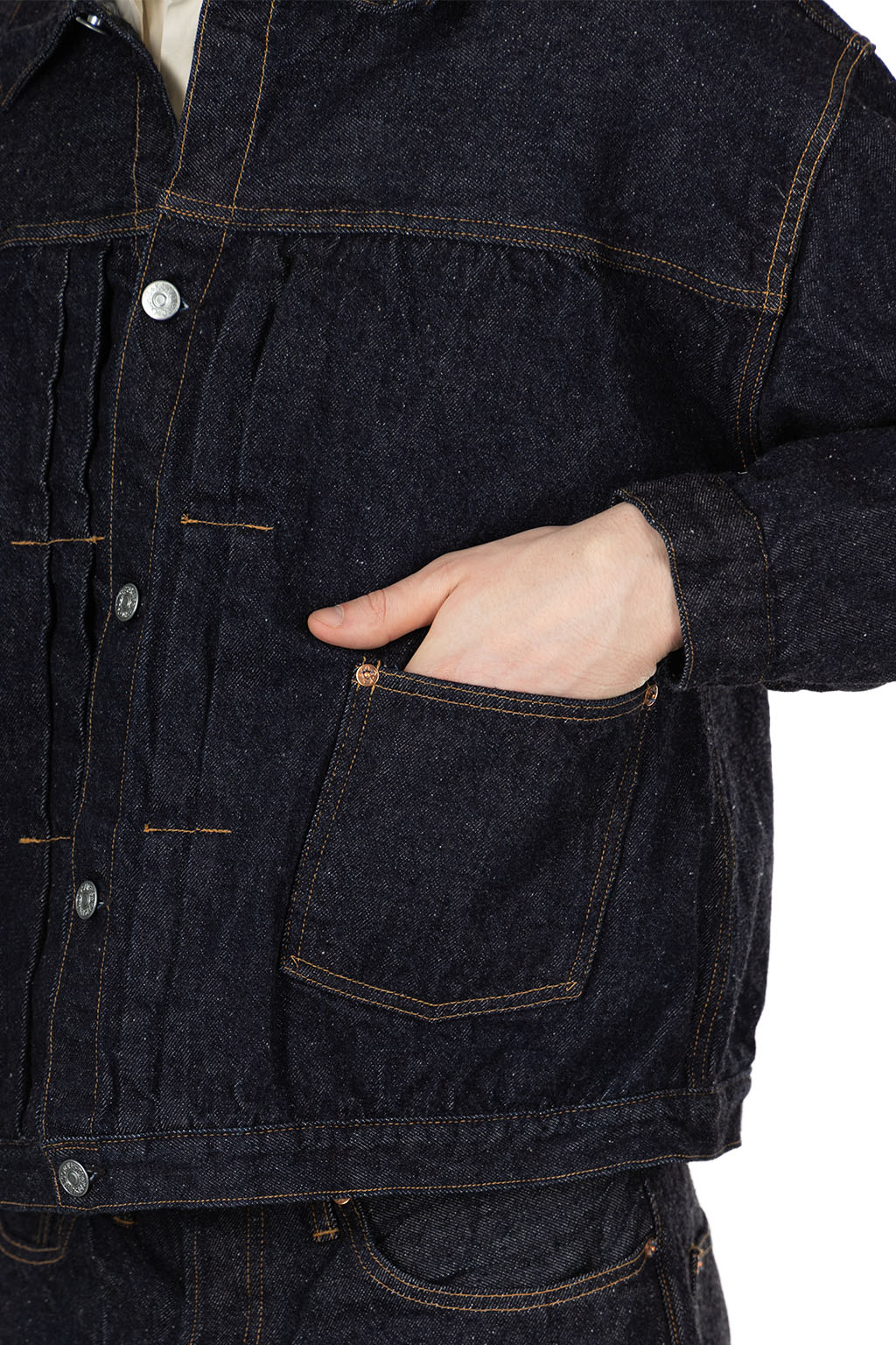 Kaptain Sunshine - Denim Tracker 1P Jacket - One Wash