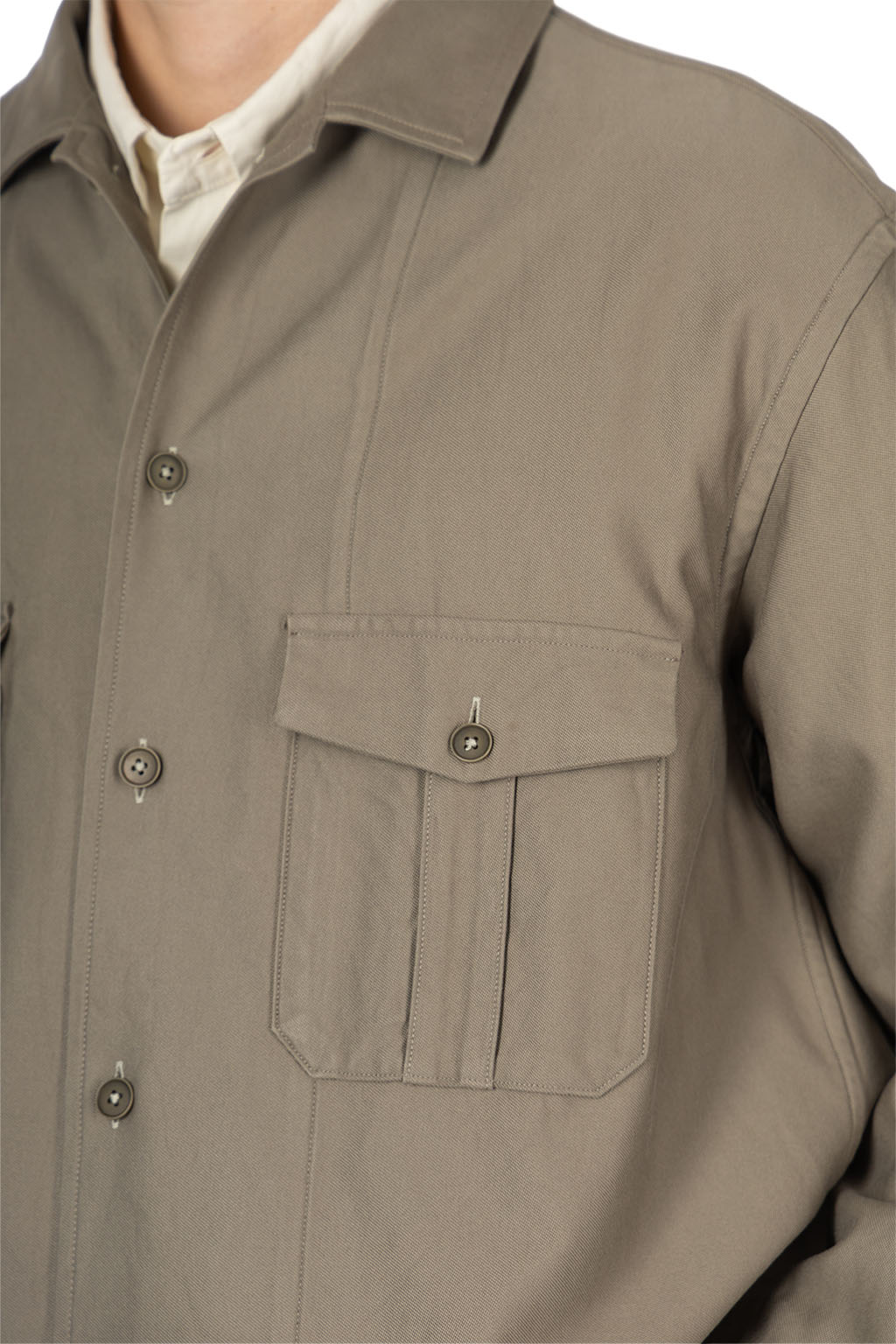 Kaptain Sunshine - Military Shirt Jacket -Olive