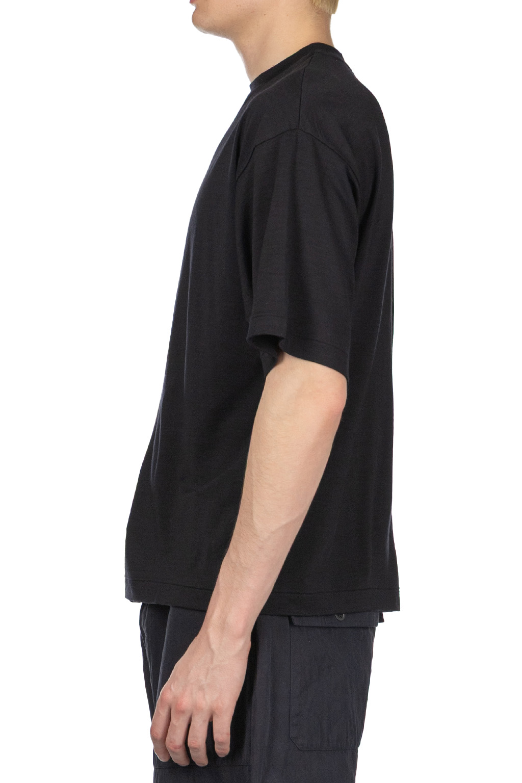 Kaptain Sunshine - Super Soft Merino Tenjiku Half Sleeve Tee-Navy