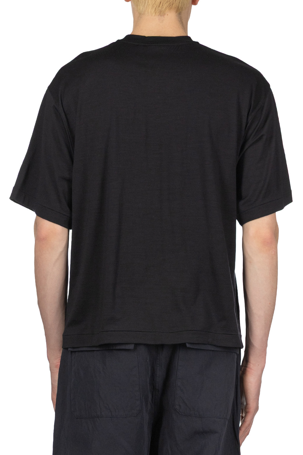 Kaptain Sunshine - Super Soft Merino Tenjiku Half Sleeve Tee-Navy