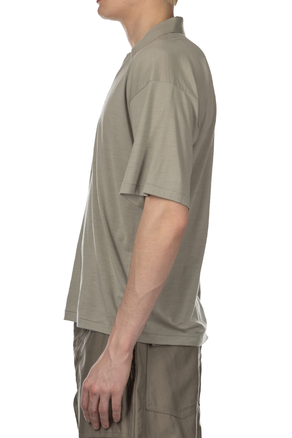 Kaptain Sunshine - Super Soft Merino Tenjiku Skipper Shirt - Misty Green