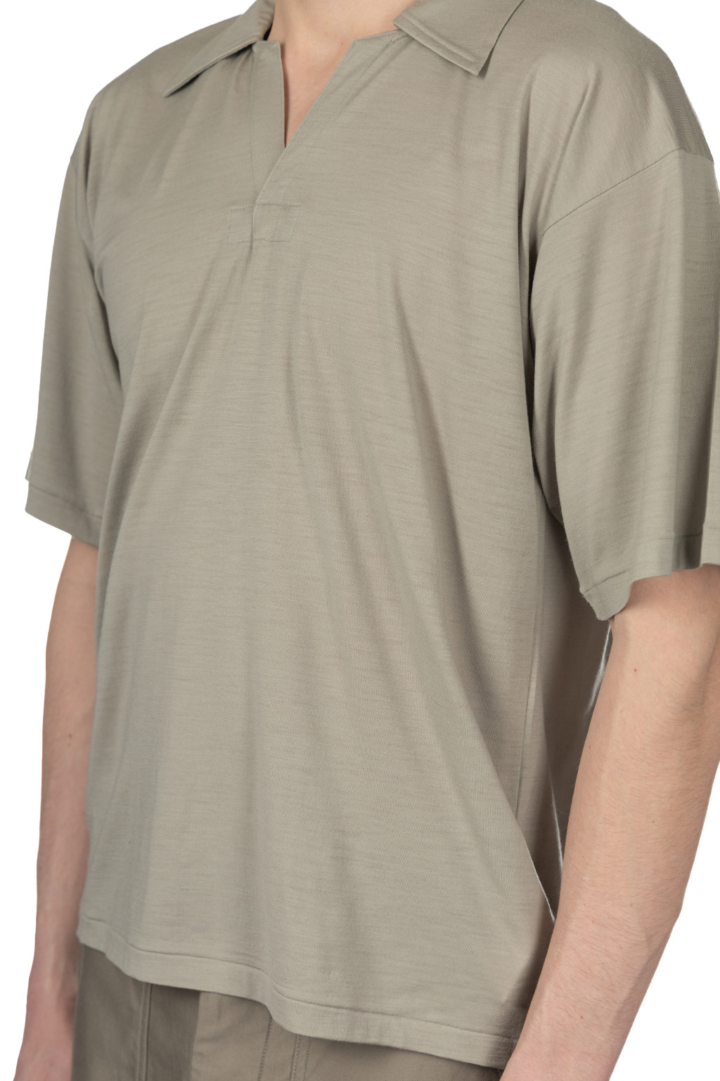 Kaptain Sunshine - Super Soft Merino Tenjiku Skipper Shirt - Misty Green