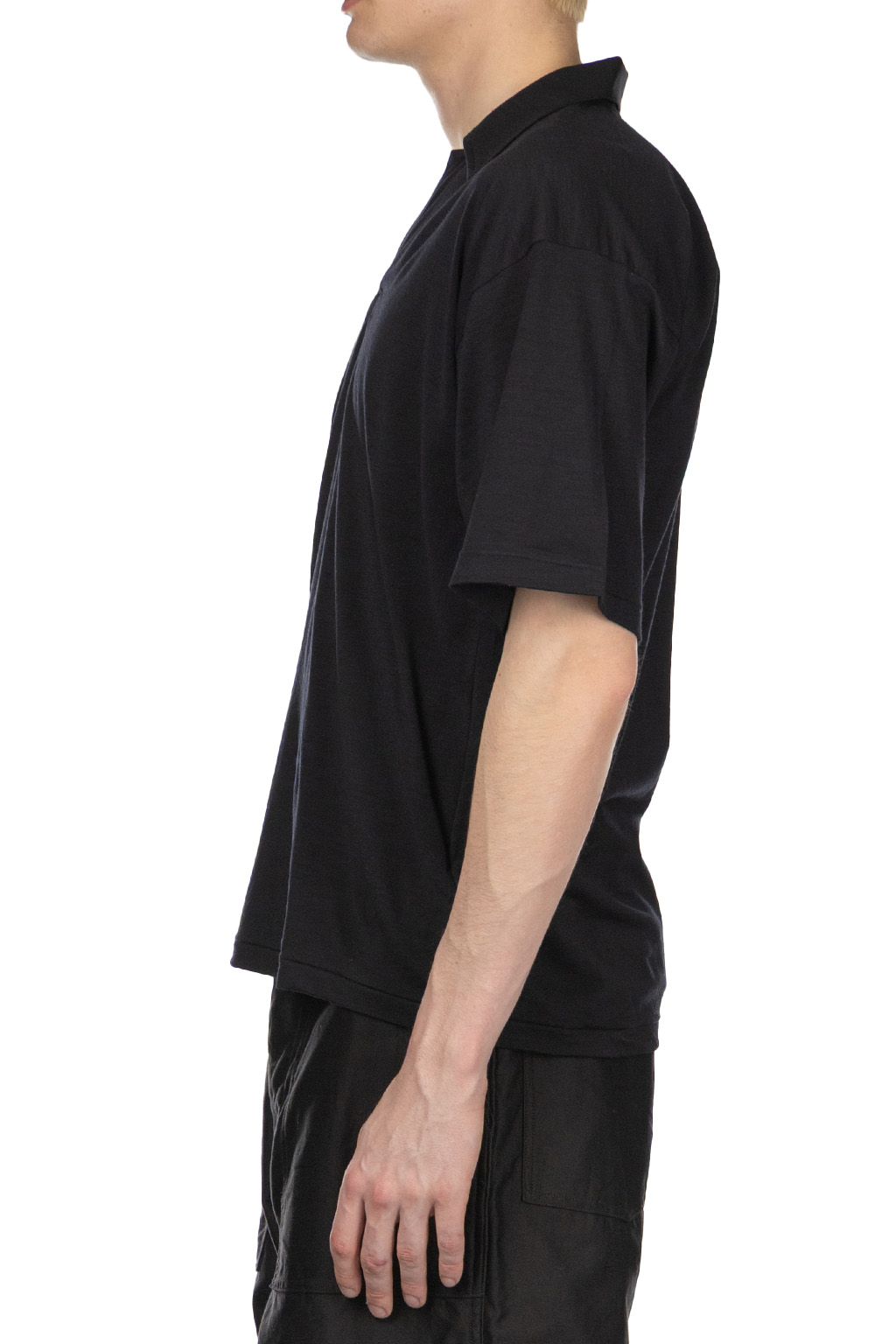 Kaptain Sunshine - Super Soft Merino Tenjiku Skipper Shirt - Navy