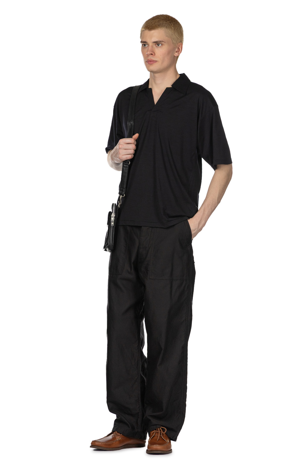 Kaptain Sunshine - Super Soft Merino Tenjiku Skipper Shirt - Navy