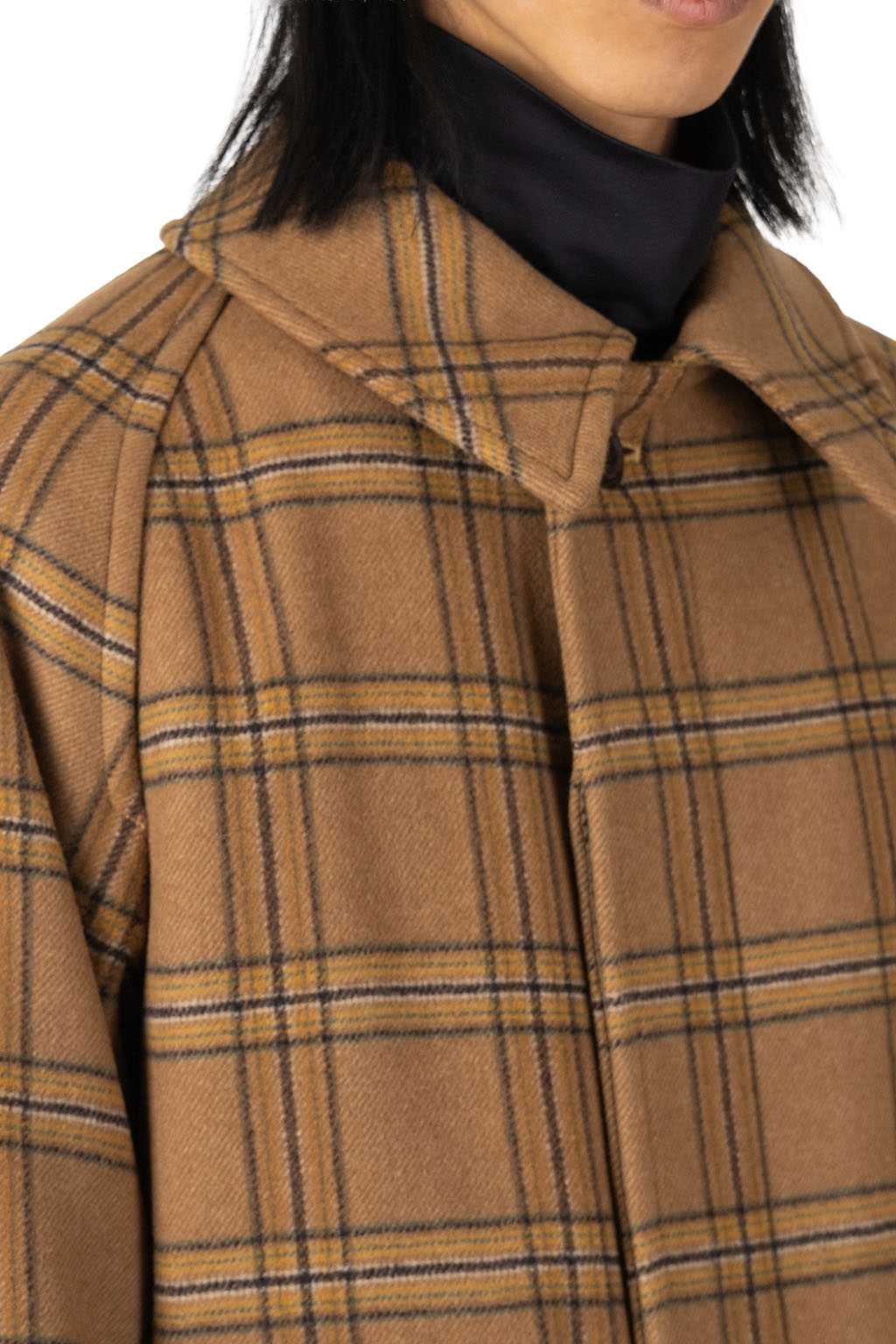 Kaptain Sunshine - Traveller Coat - Beige Plaid