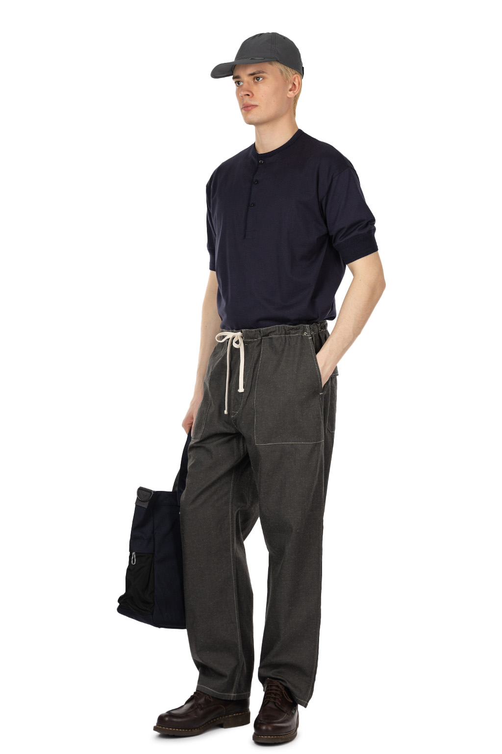 Kaptain Sunshine - Walk Easy Baker Pants  - Ink Black
