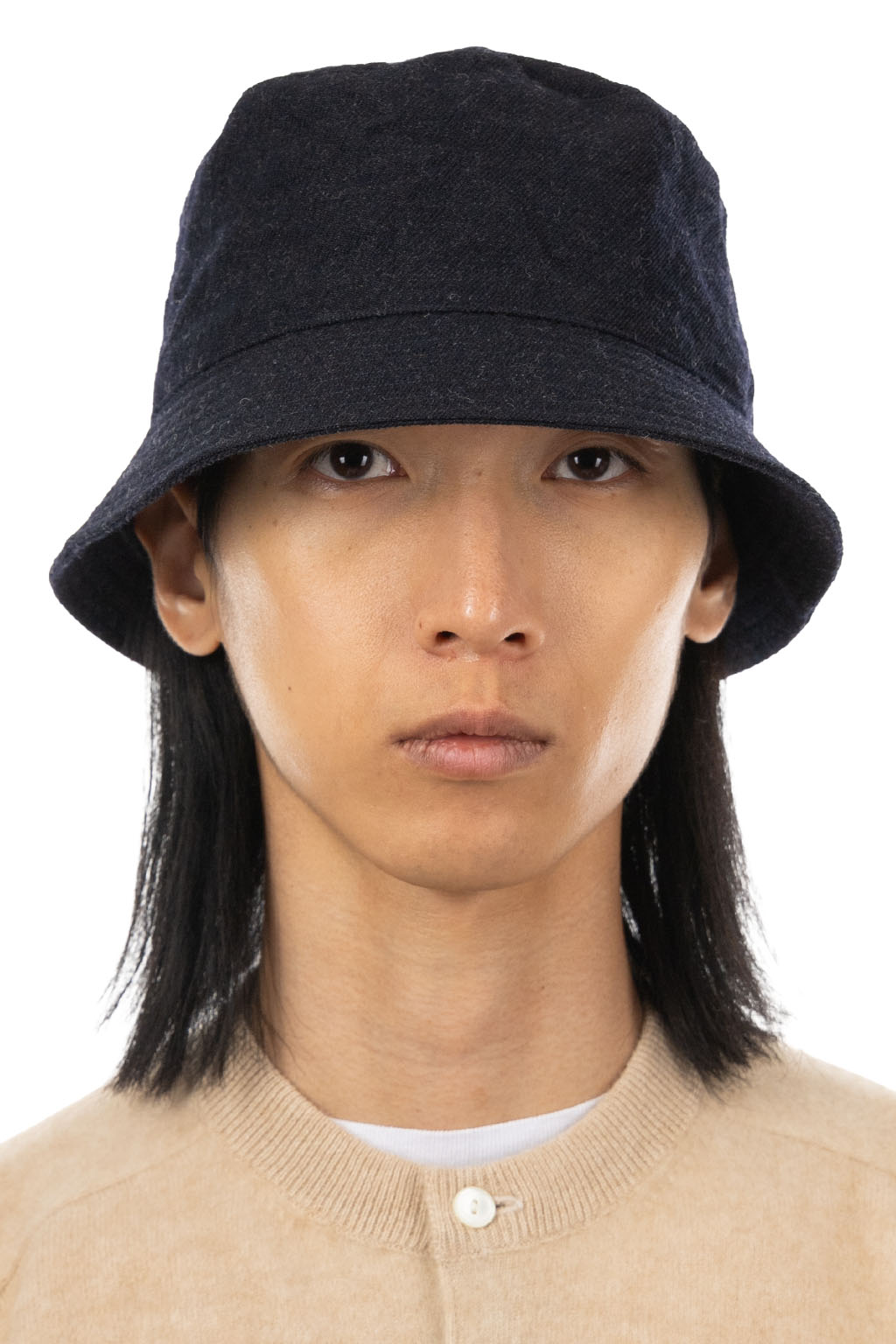 Kaptain Sunshine - Wool Bucket Hat - Top Navy