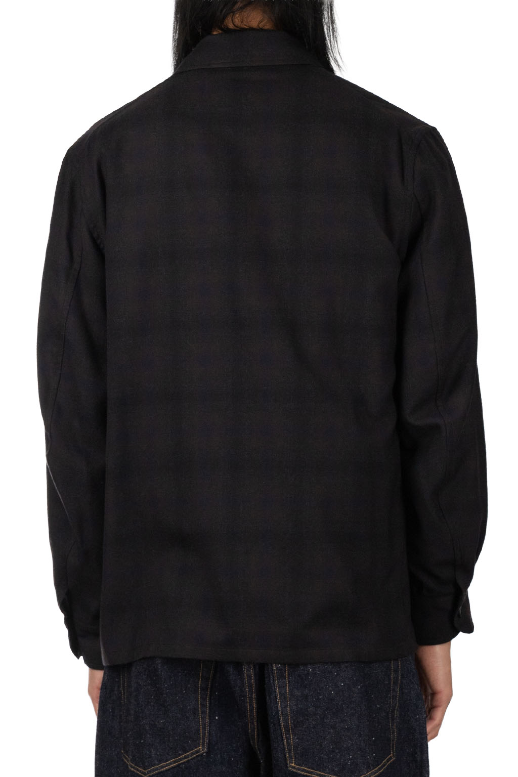 Kaptain Sunshine - Wool Ombre Oregon Jacket - Charcoal Ombre