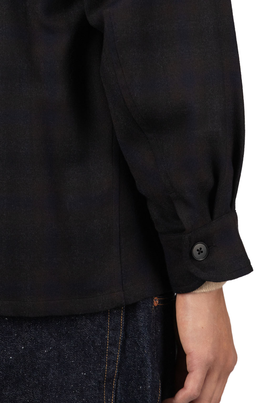 Kaptain Sunshine - Wool Ombre Oregon Jacket - Charcoal Ombre