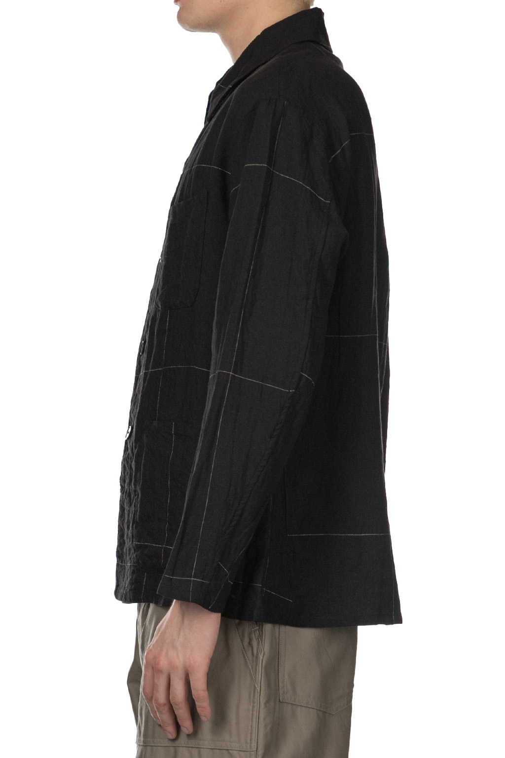 Kaptain Sunshine - Work Shirt Jacket - Black Pane