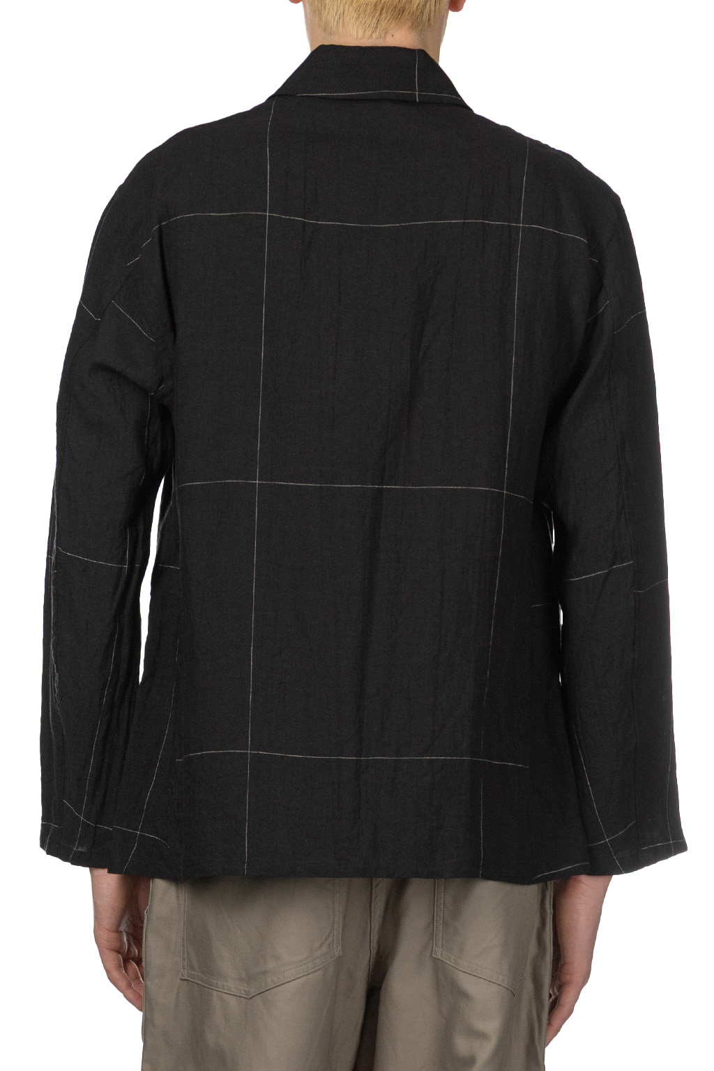 Kaptain Sunshine - Work Shirt Jacket - Black Pane