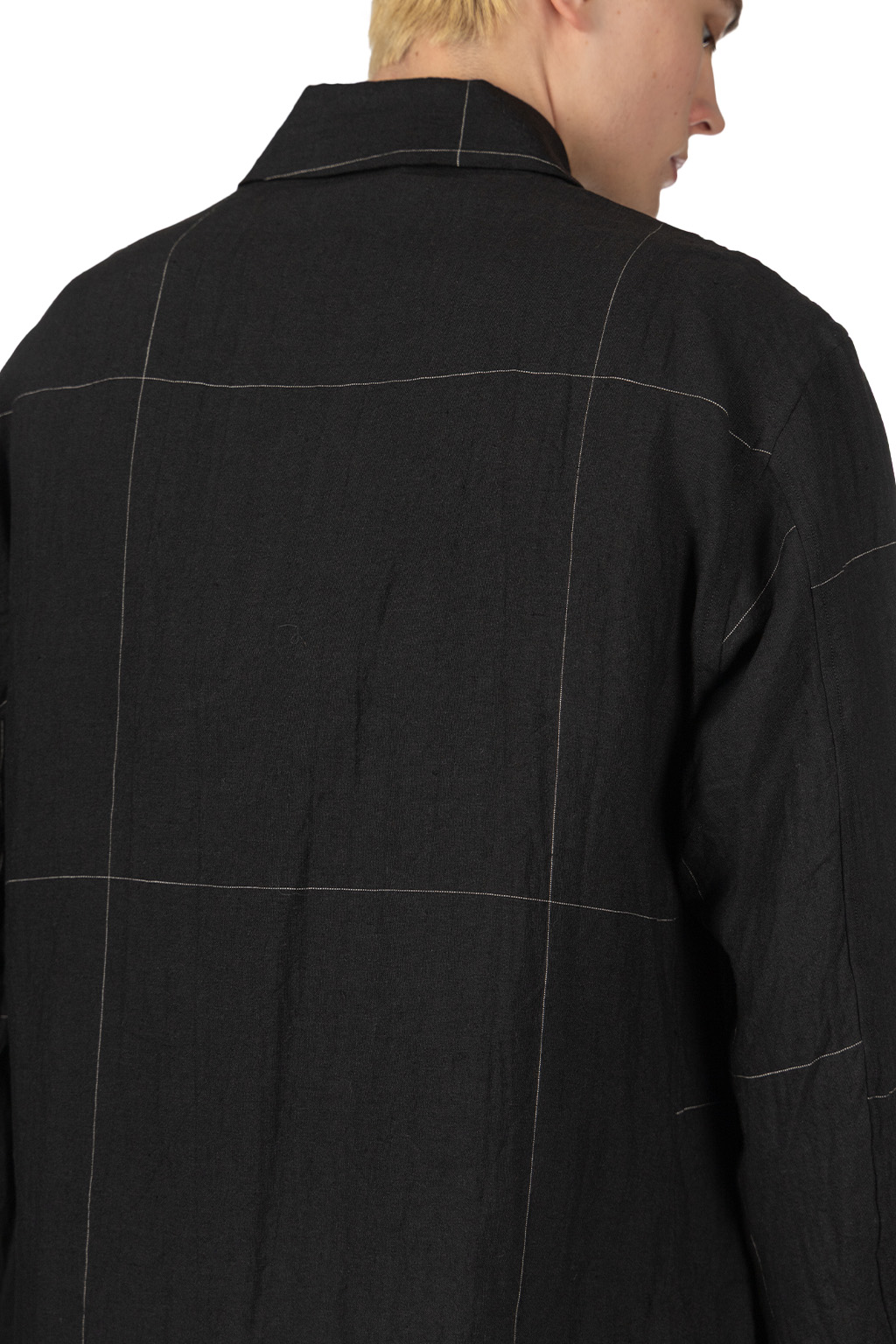 Kaptain Sunshine - Work Shirt Jacket - Black Pane