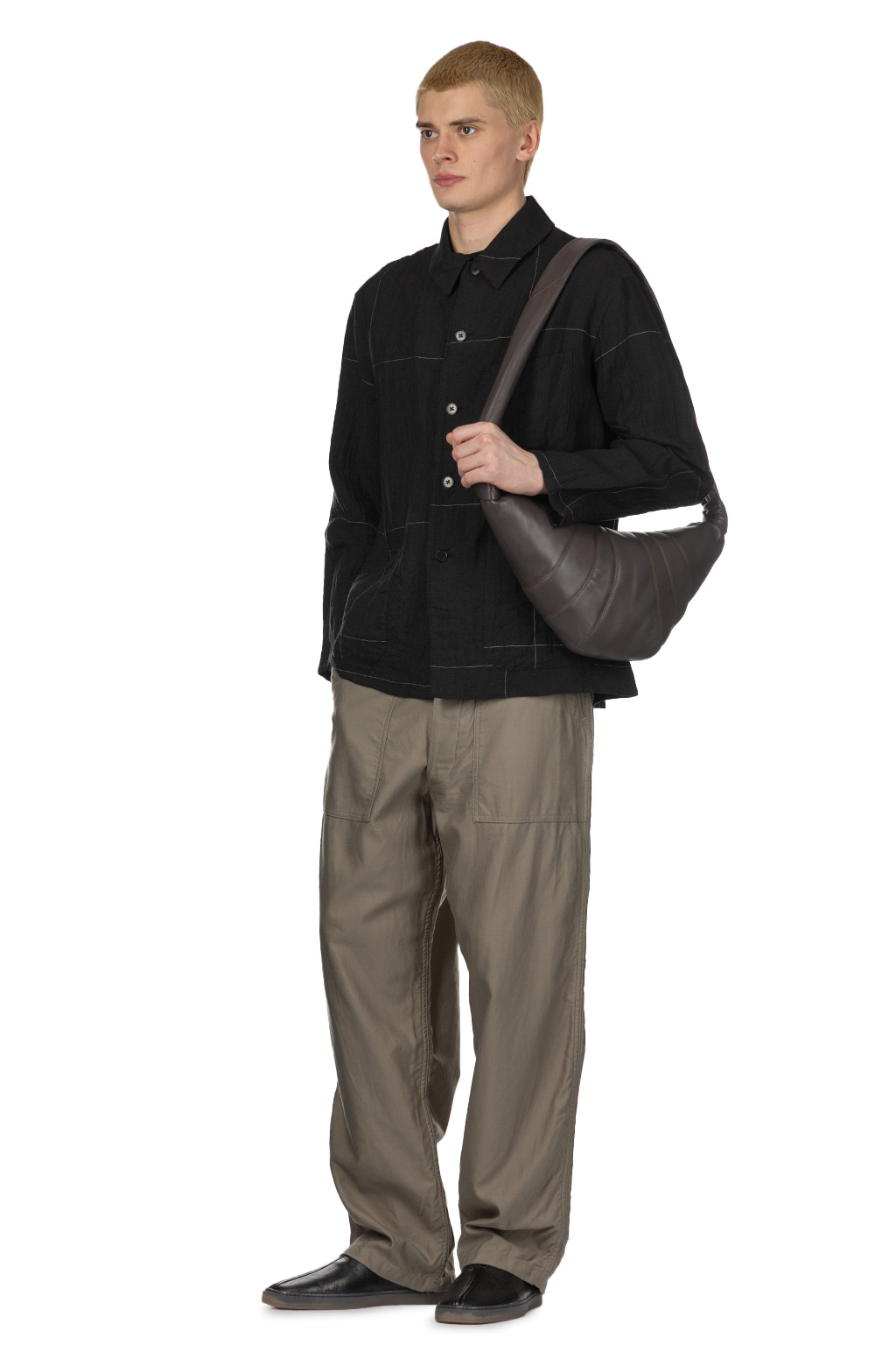 Kaptain Sunshine - Work Shirt Jacket - Black Pane