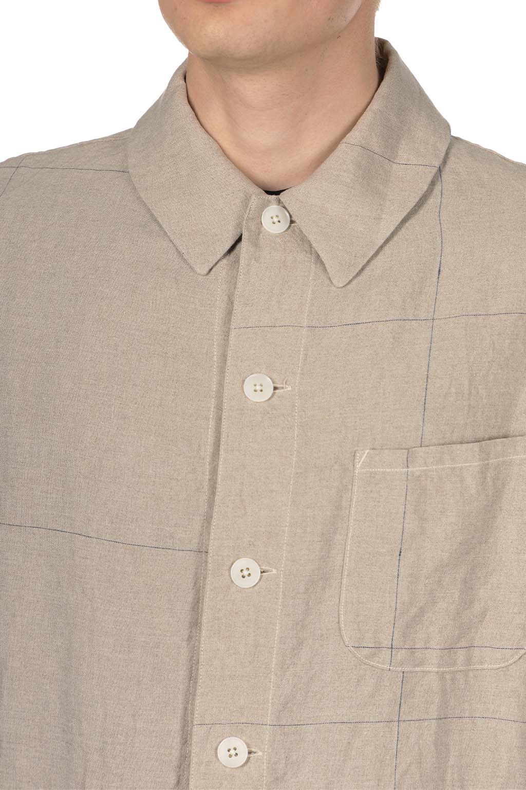 Kaptain Sunshine - Work Shirt Jacket - Natural Pane