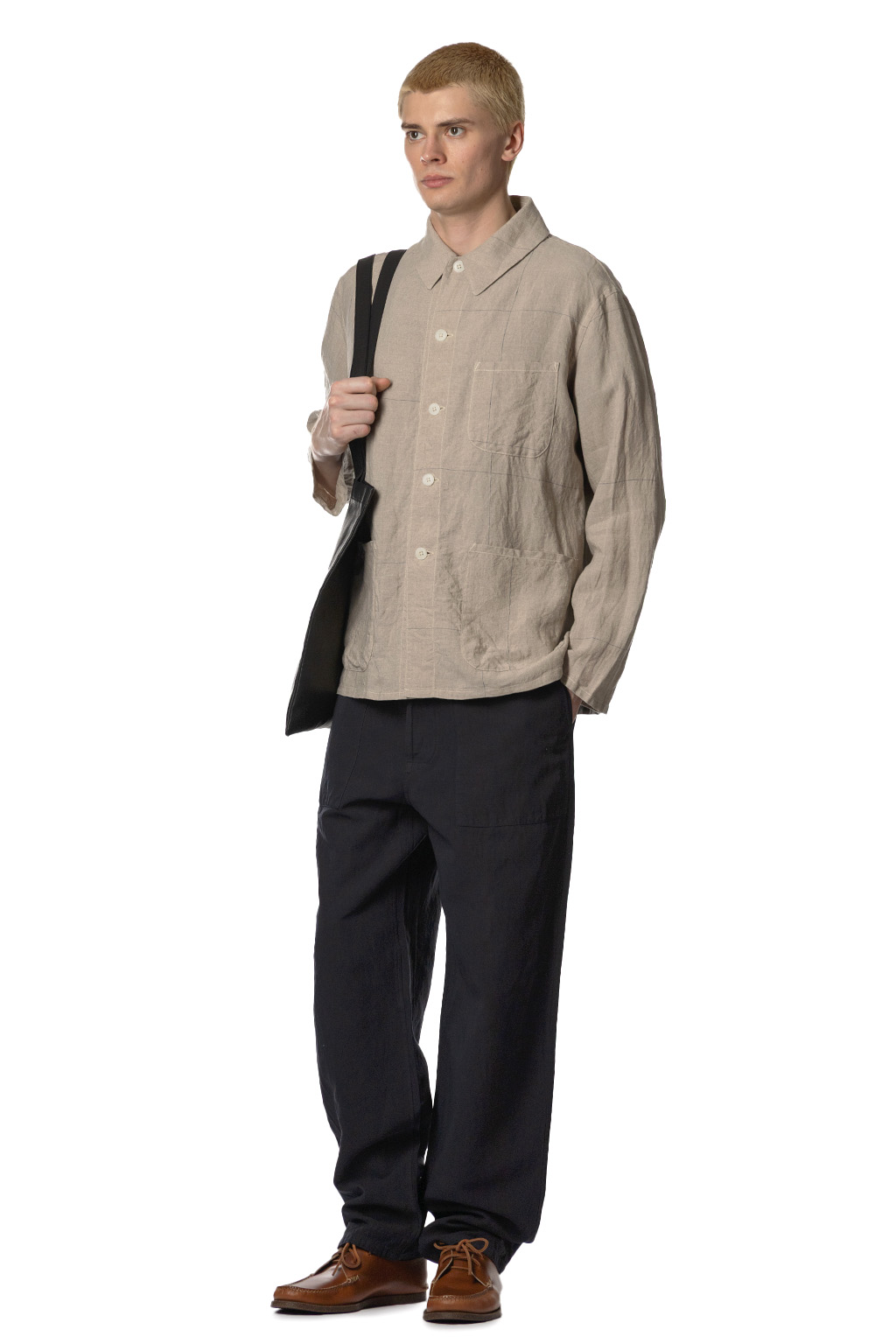 Kaptain Sunshine - Work Shirt Jacket - Natural Pane