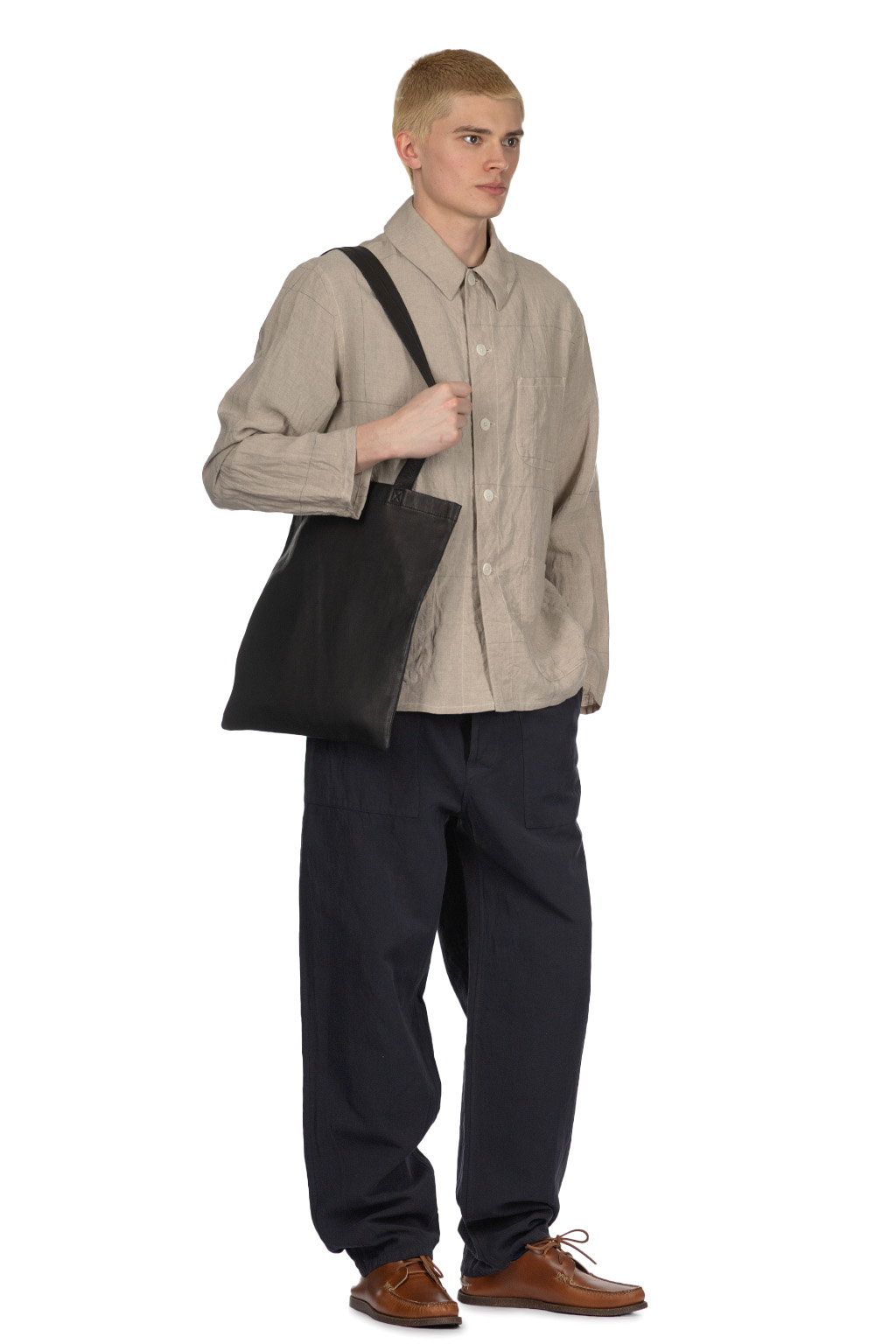 Kaptain Sunshine - Work Shirt Jacket - Natural Pane