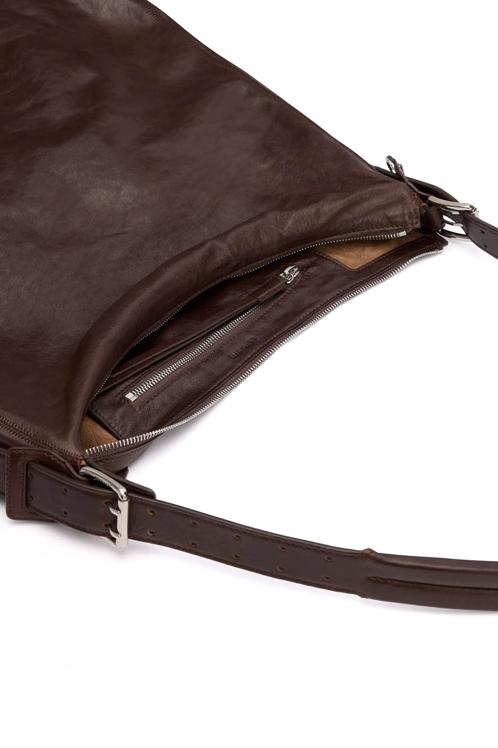 Lemaire - Belted Hobo Bag - Espresso