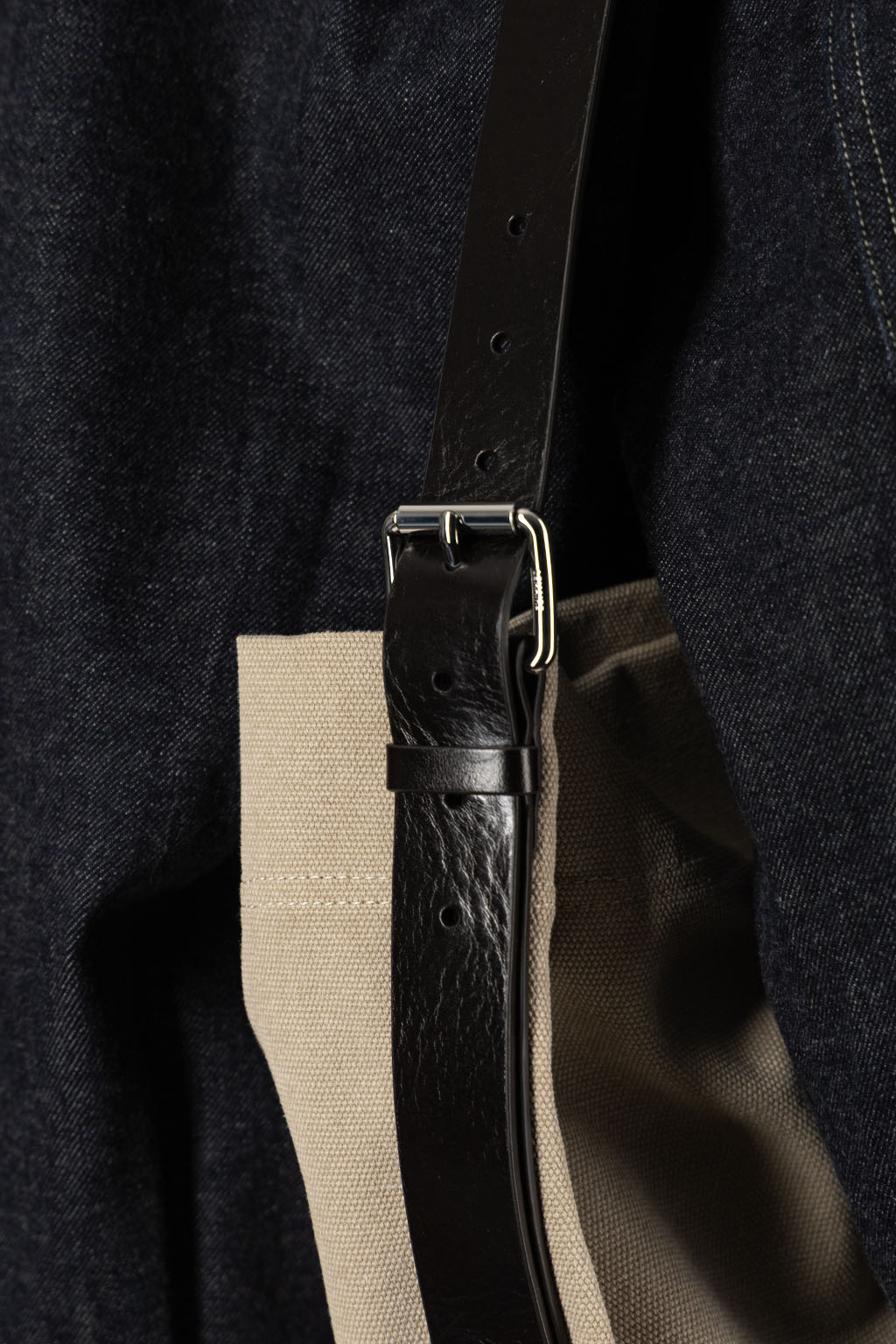 Lemaire - Belted Tote Bag - Dark Linen