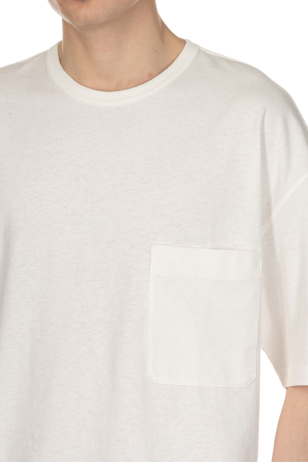 Lemaire - Boxy SS T-Shirt - Chalk