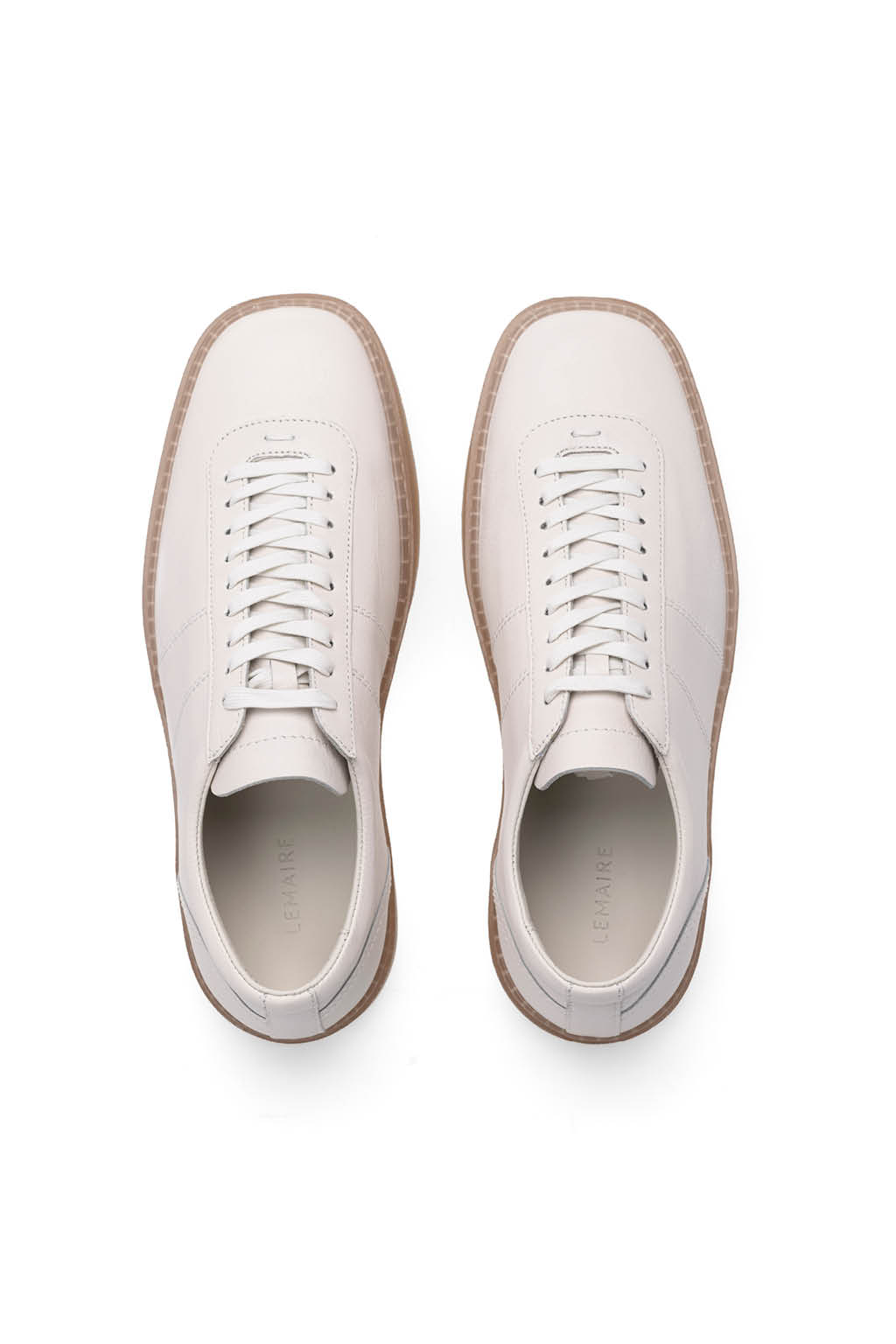 Lemaire - Linoleum Basic Laced Up Trainers - White