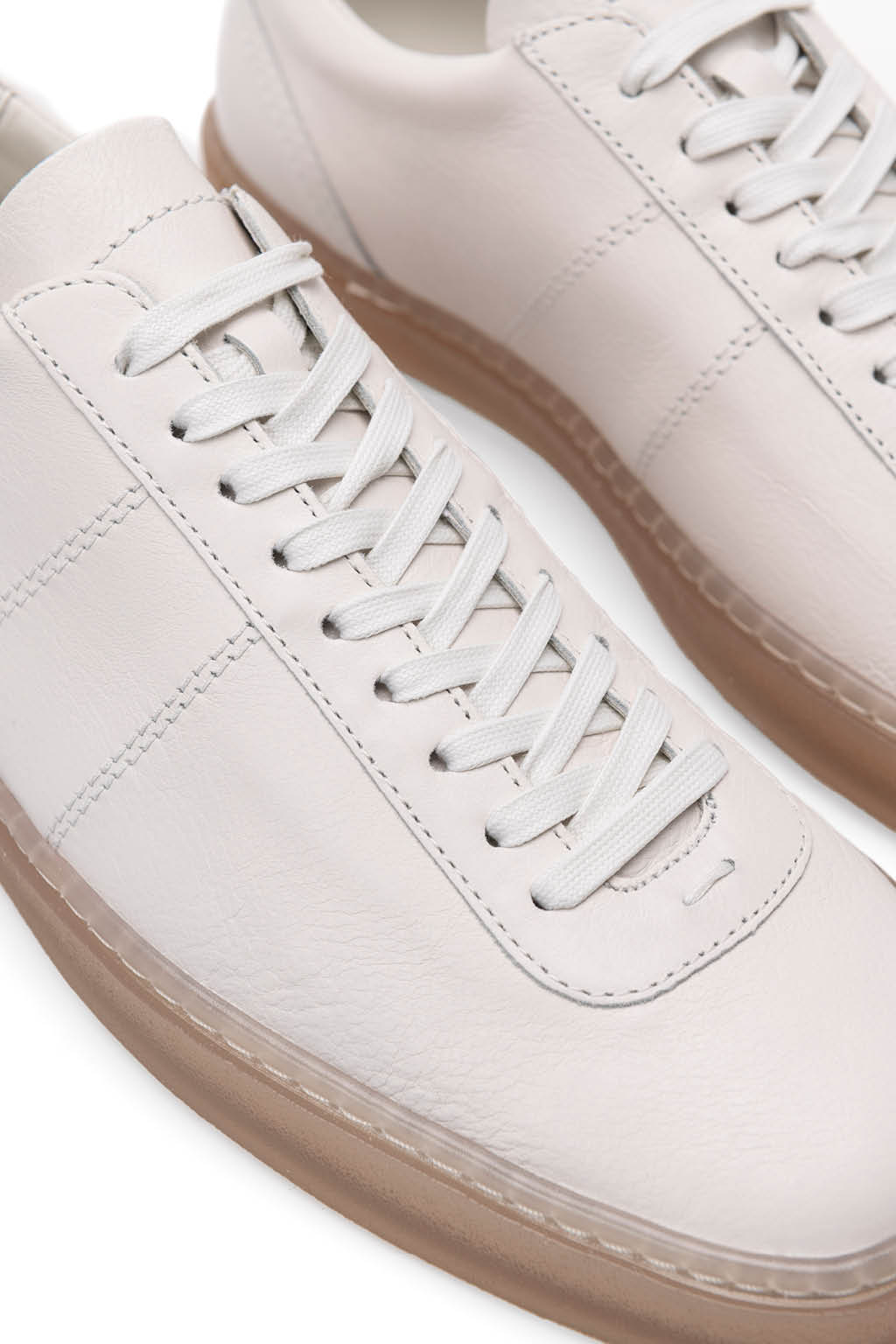 Lemaire - Linoleum Basic Laced Up Trainers - White