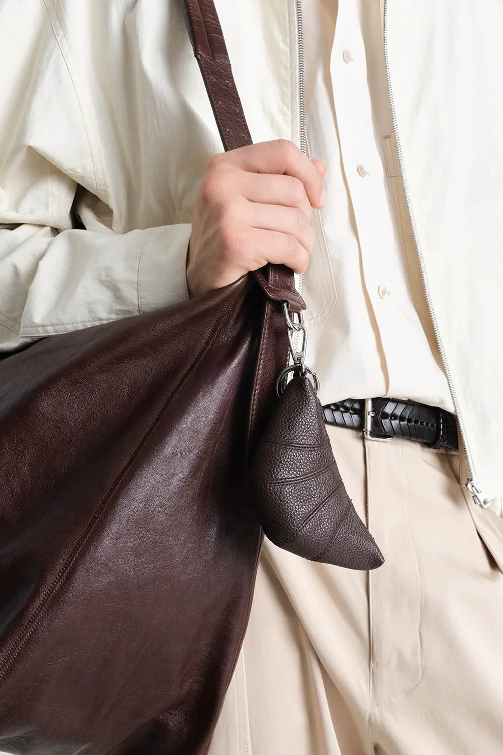 Lemaire - Mini Croissant Keyring - Dark Chocolate