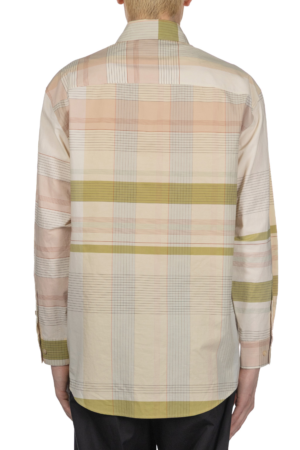 Lemaire - Relaxed Shirt - Beige Cream Light Blue