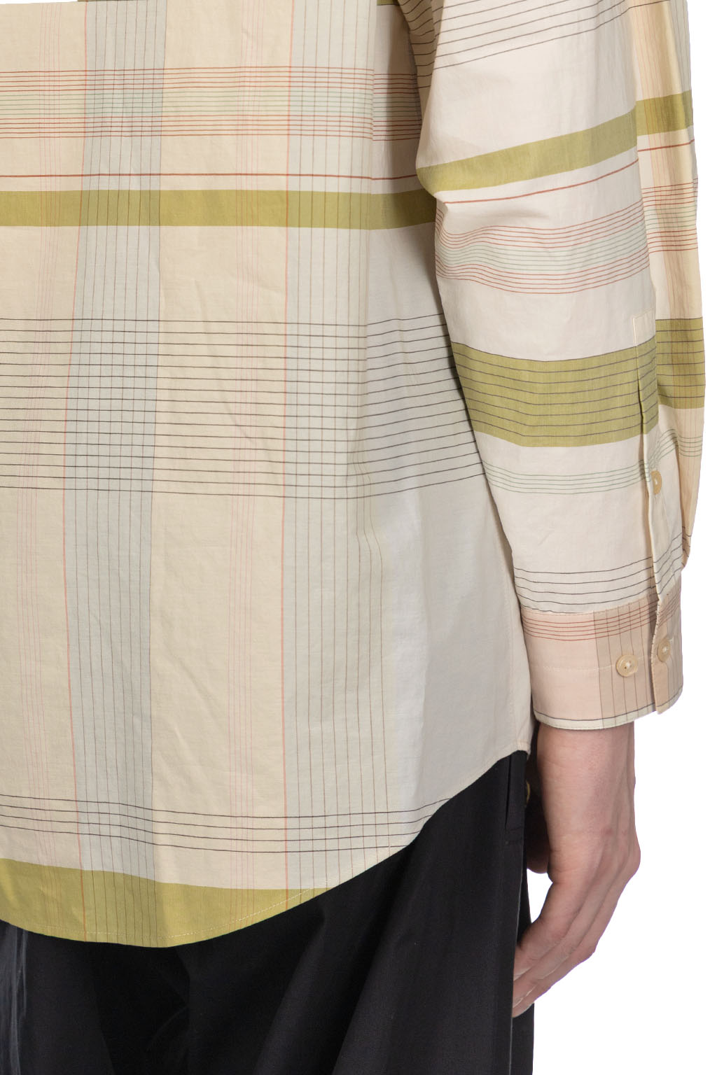 Lemaire - Relaxed Shirt - Beige Cream Light Blue