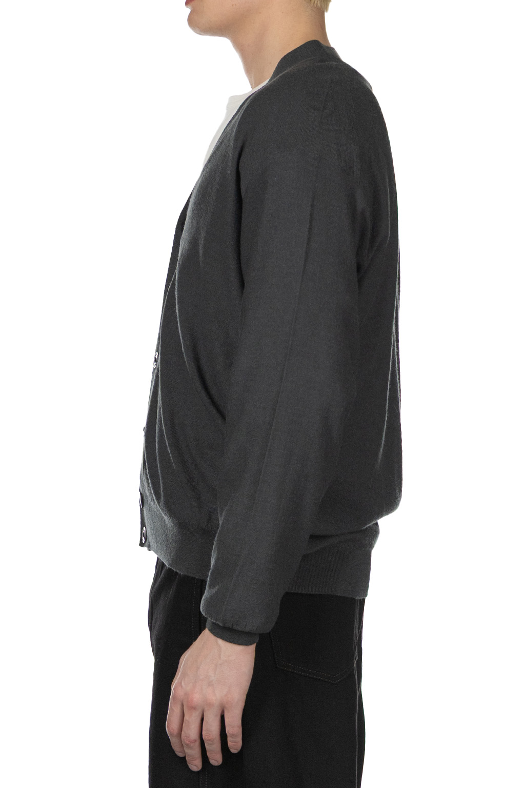 Lemaire - Relaxed Twisted Cardigan- Carbon