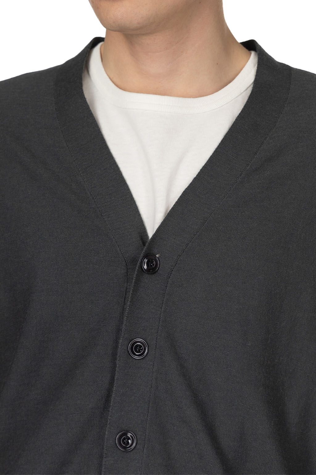 Lemaire - Relaxed Twisted Cardigan- Carbon