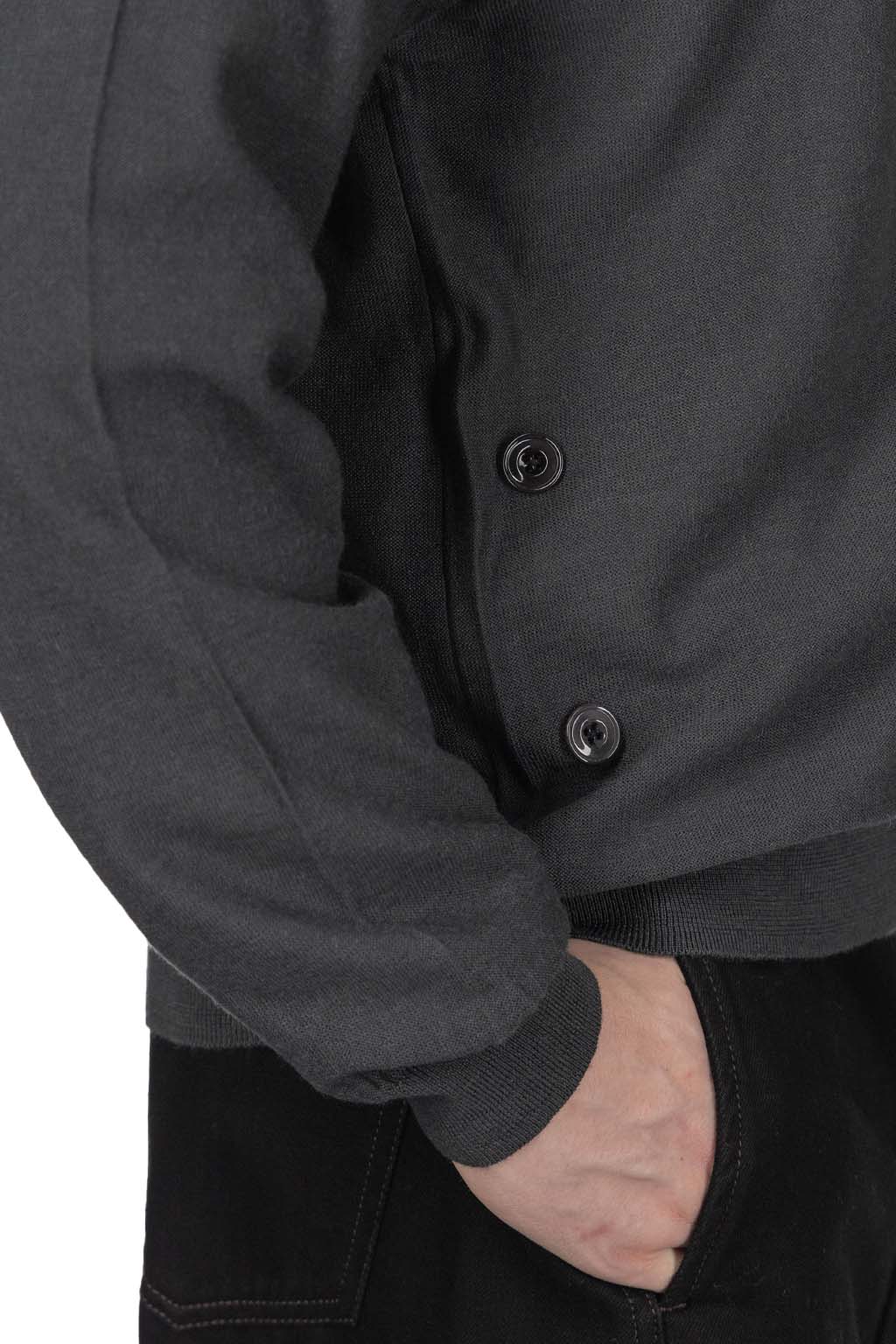 Lemaire - Relaxed Twisted Cardigan- Carbon