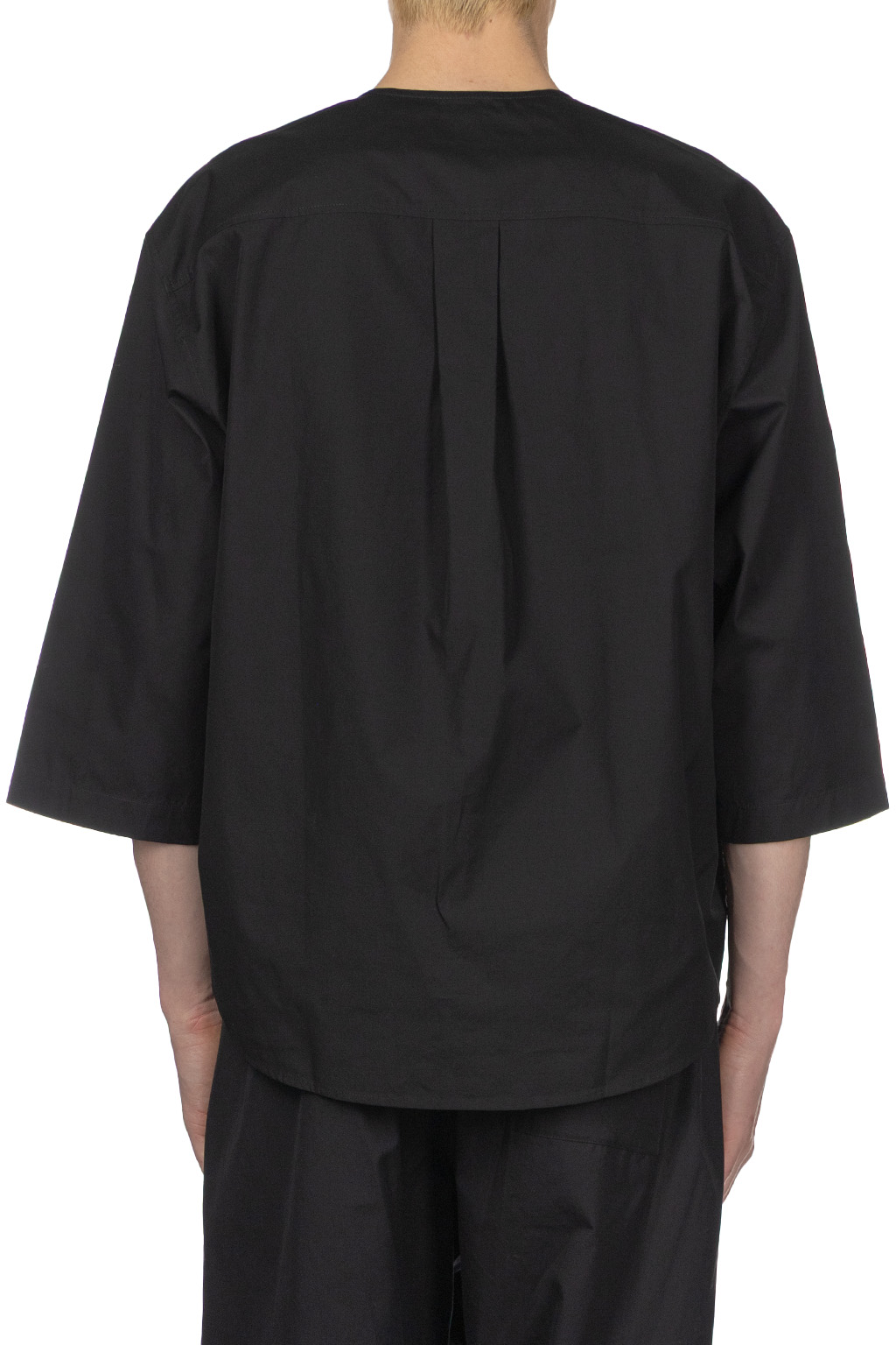 Lemaire - SS Henley Top - Creamy Caviar