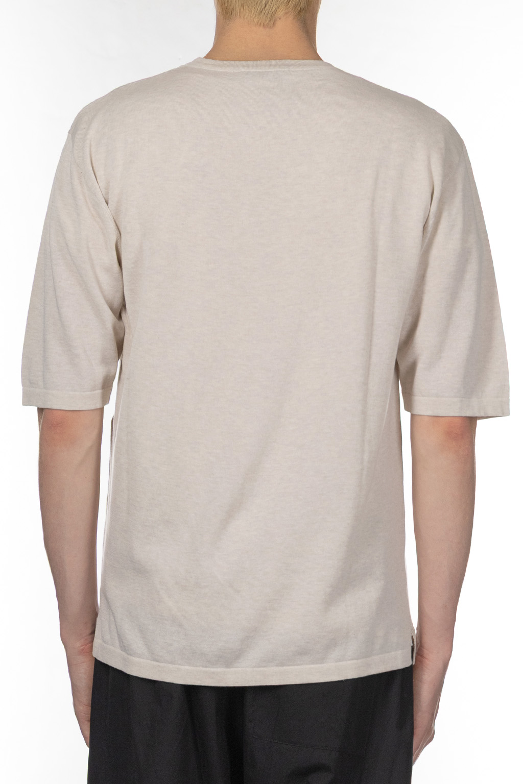 Lemaire - Short Sleeve Overshirt - Sone Beige Melange