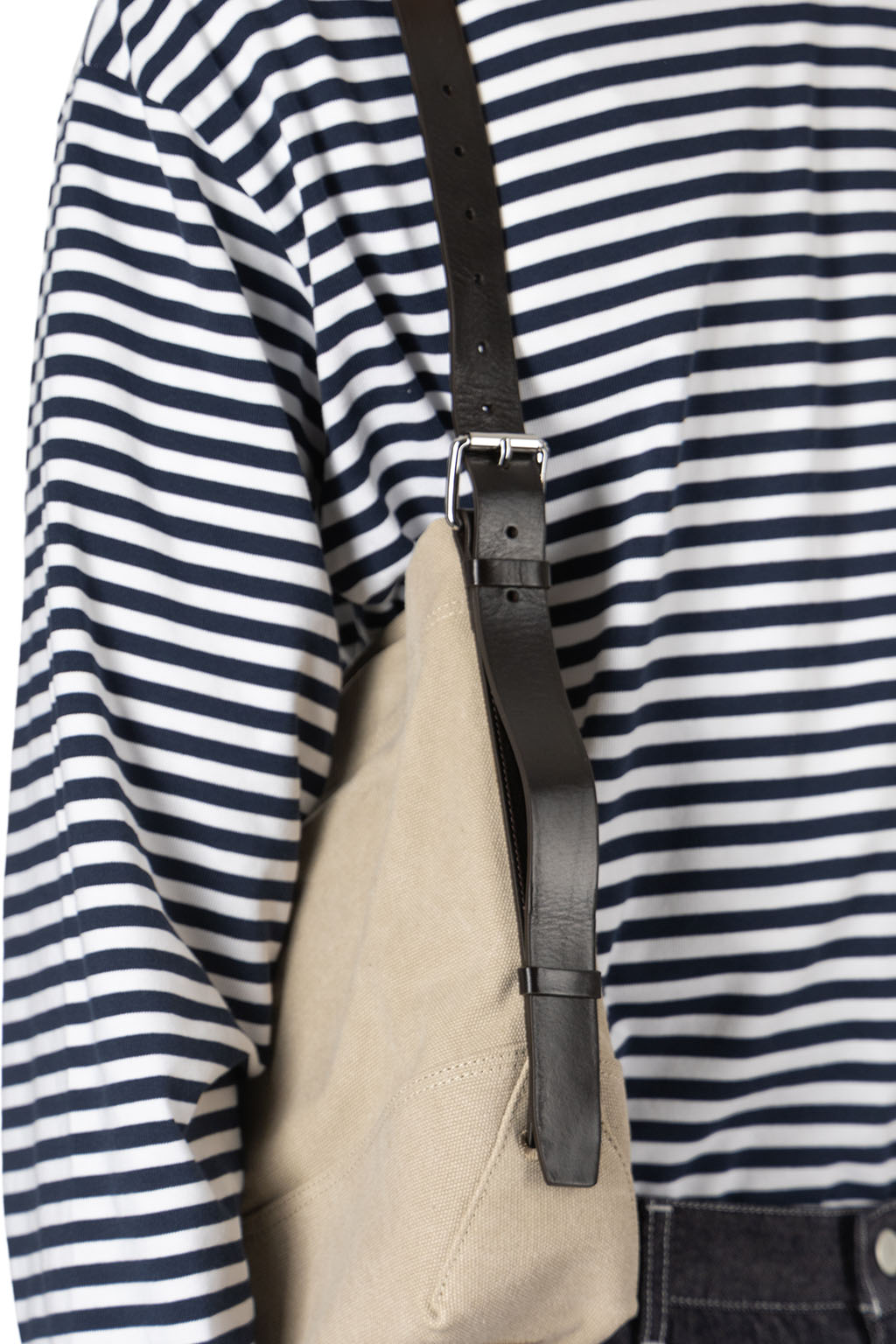 Lemaire - Small Belted Tote - Dark Linen