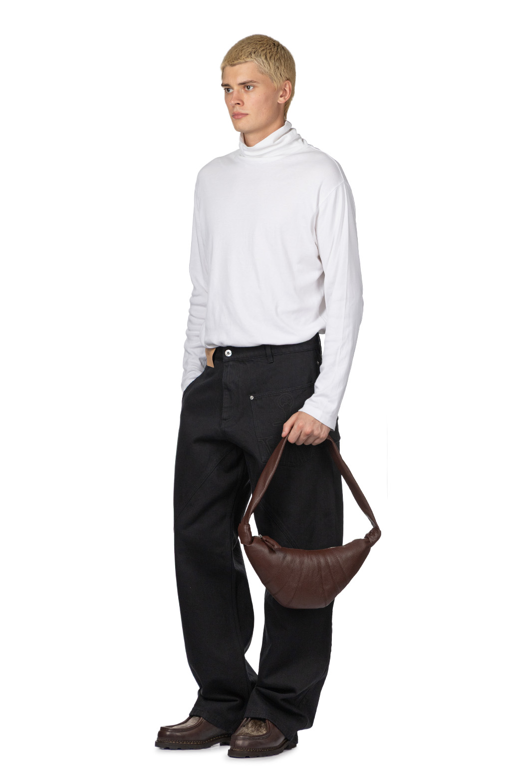Lemaire - Small Croissant Bag - Soft Grained Leather - Roasted Pecan